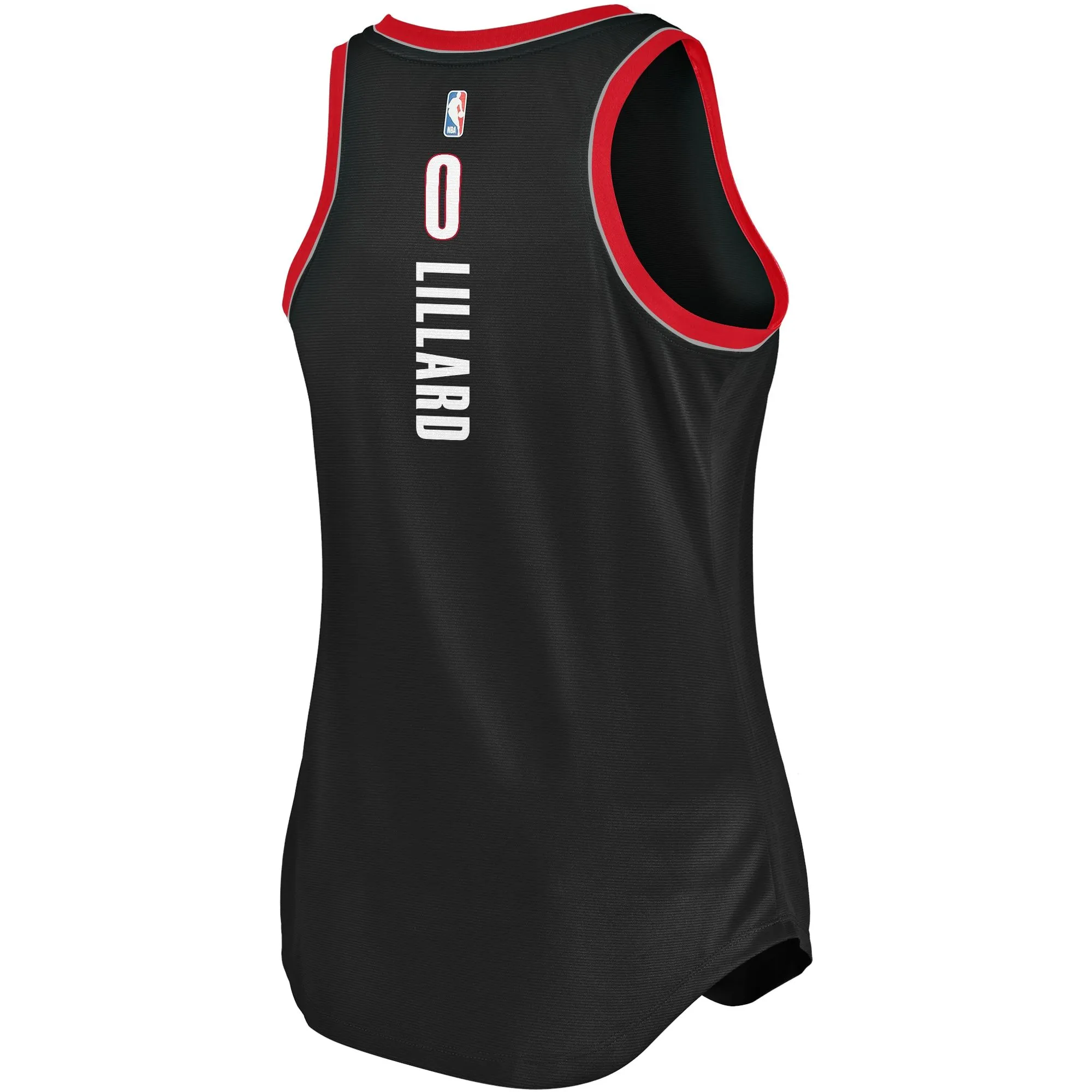 Damian Lillard Portland Trail Blazers Fanatics Branded Women's Fast Break Tank Jersey - Icon Edition - Black
