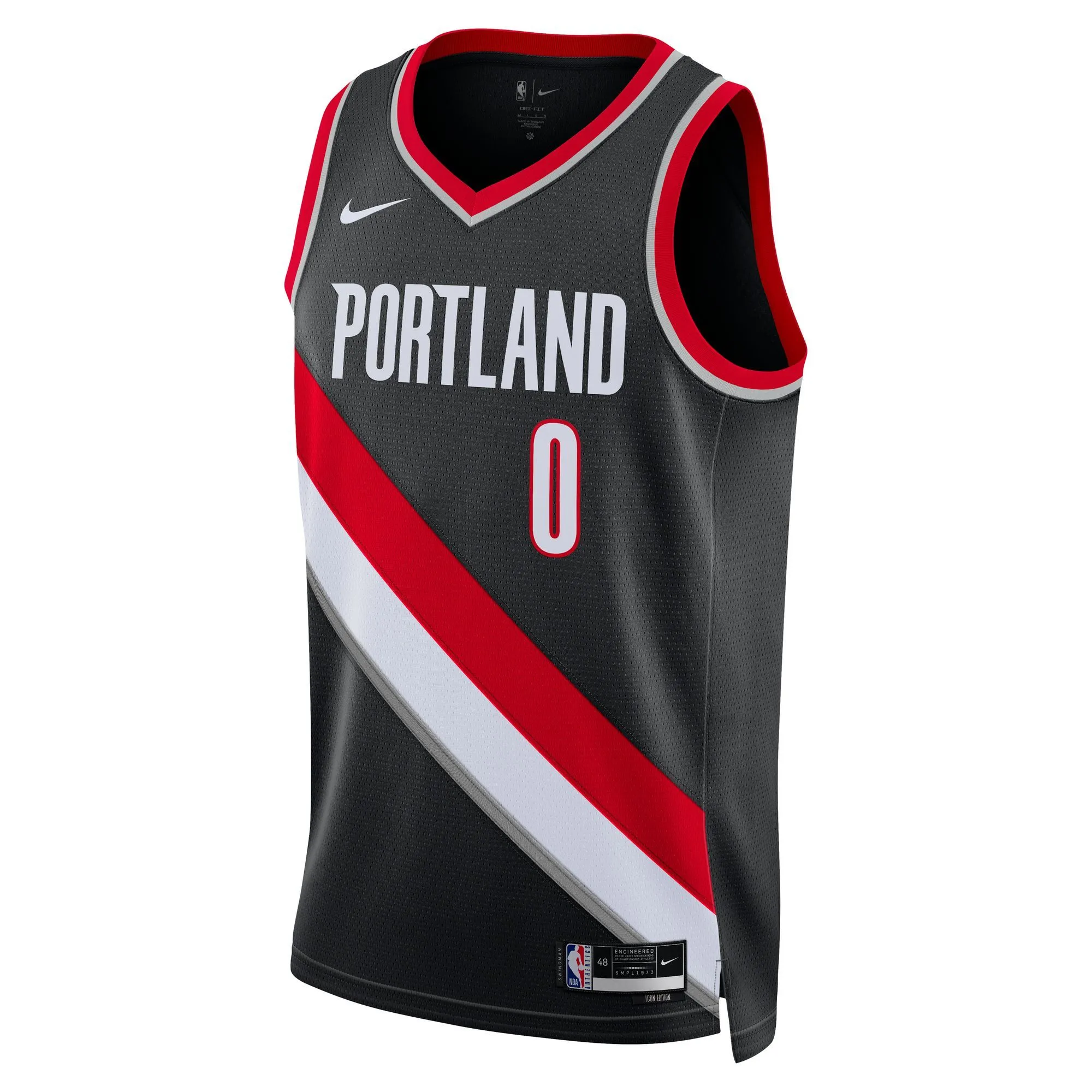 Damian Lillard Portland Trail Blazers  Unisex Swingman Jersey - Icon Edition - Black