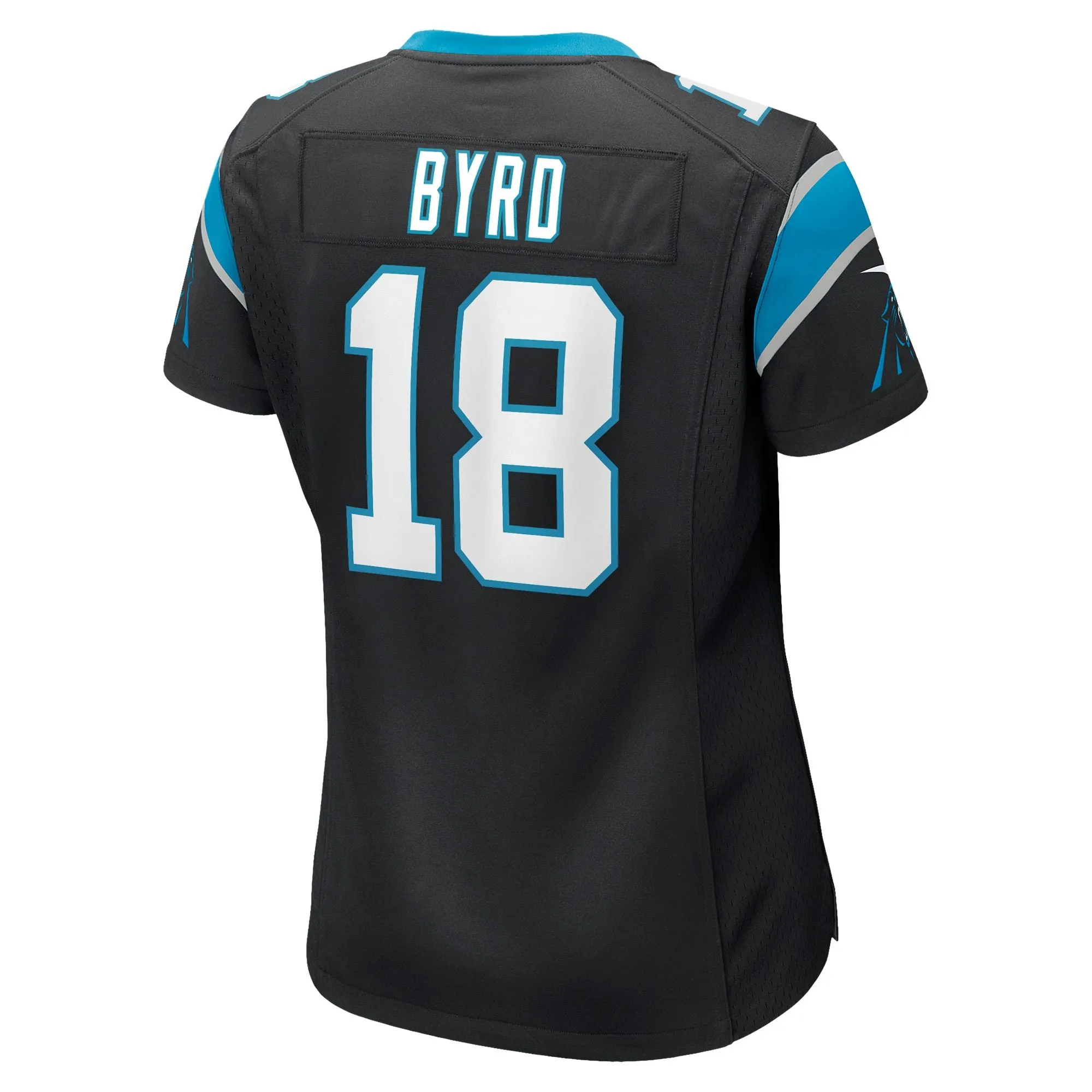 Damiere Byrd Carolina Panthers  Women's Game Player Jersey - Black