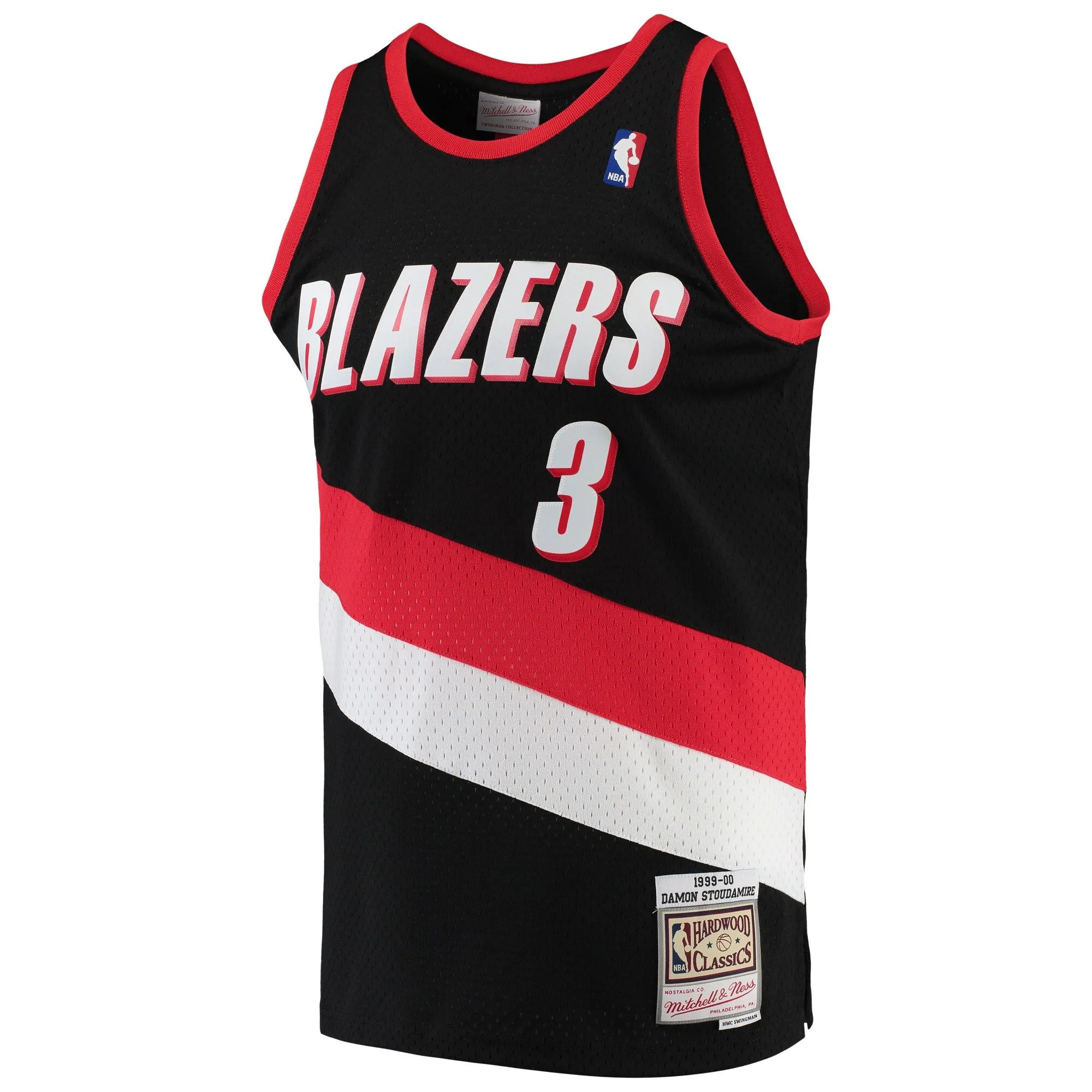 Damon Stoudamire Portland Trail Blazers Mitchell & Ness 1999/00 Hardwood Classics Swingman Jersey - Black