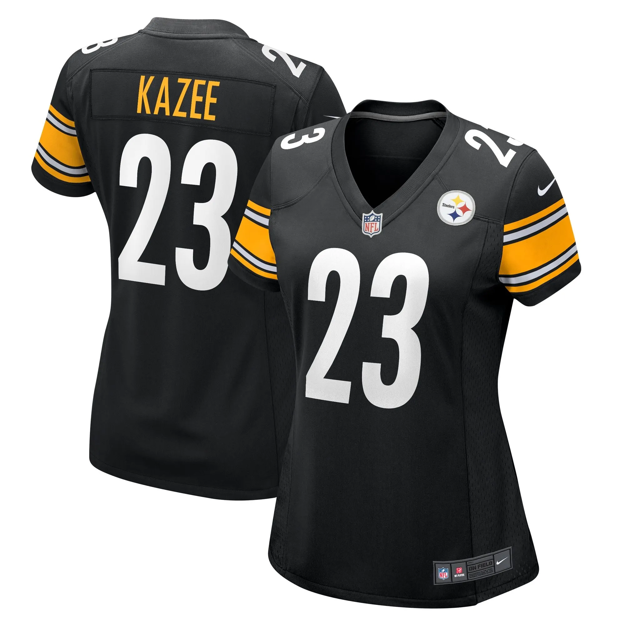 Damontae Kazee Pittsburgh Steelers  Women's  Game Jersey -  Black