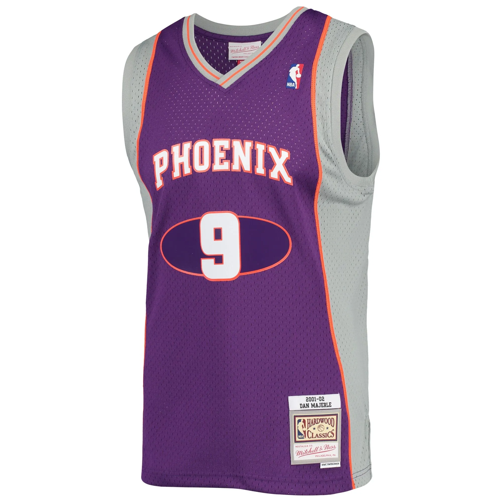 Dan Majerle Phoenix Suns Mitchell & Ness 2001/02 Hardwood Classics Swingman Jersey - Purple