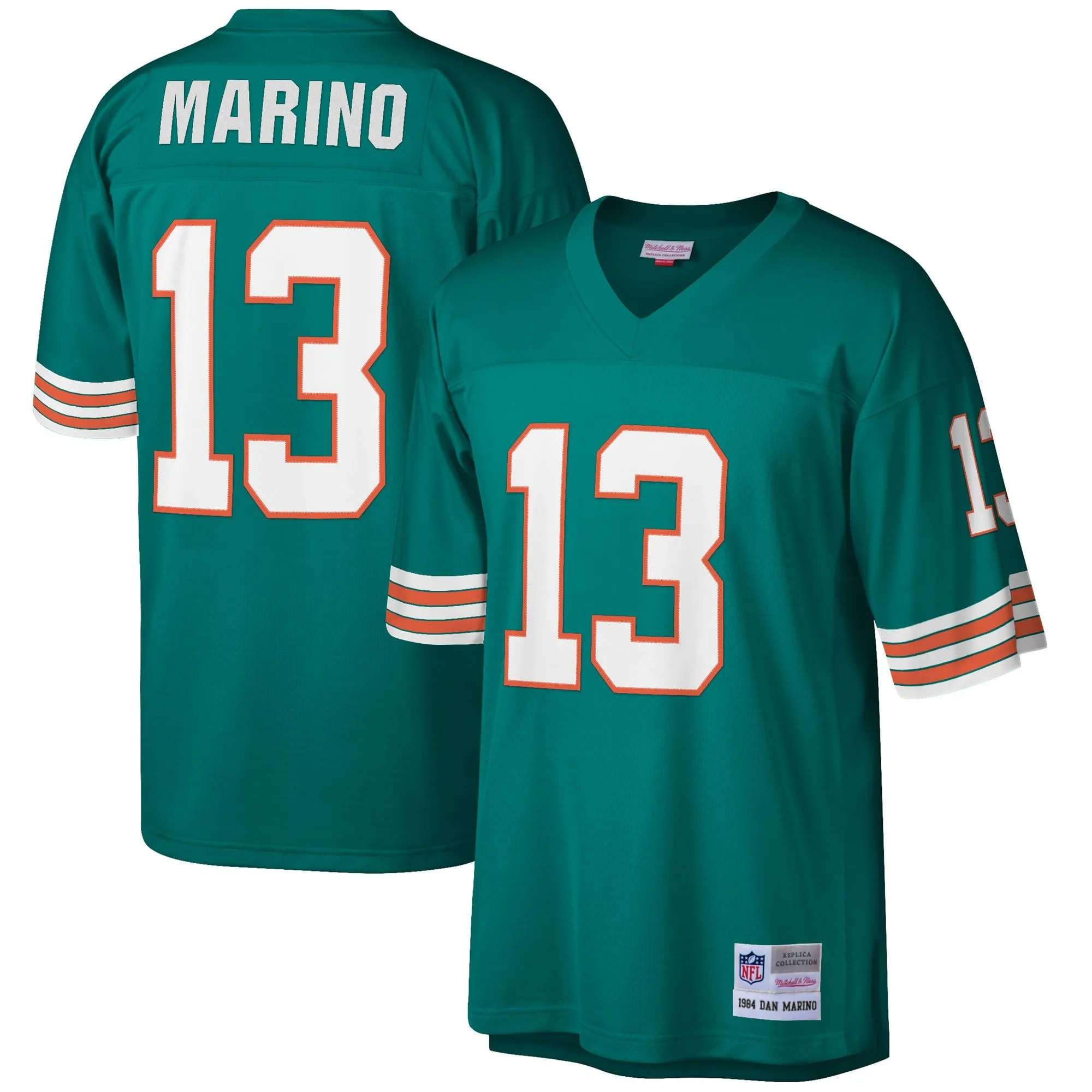 Dan Marino Miami Dolphins Mitchell & Ness 1984 Retired Player Legacy Replica Jersey - Aqua