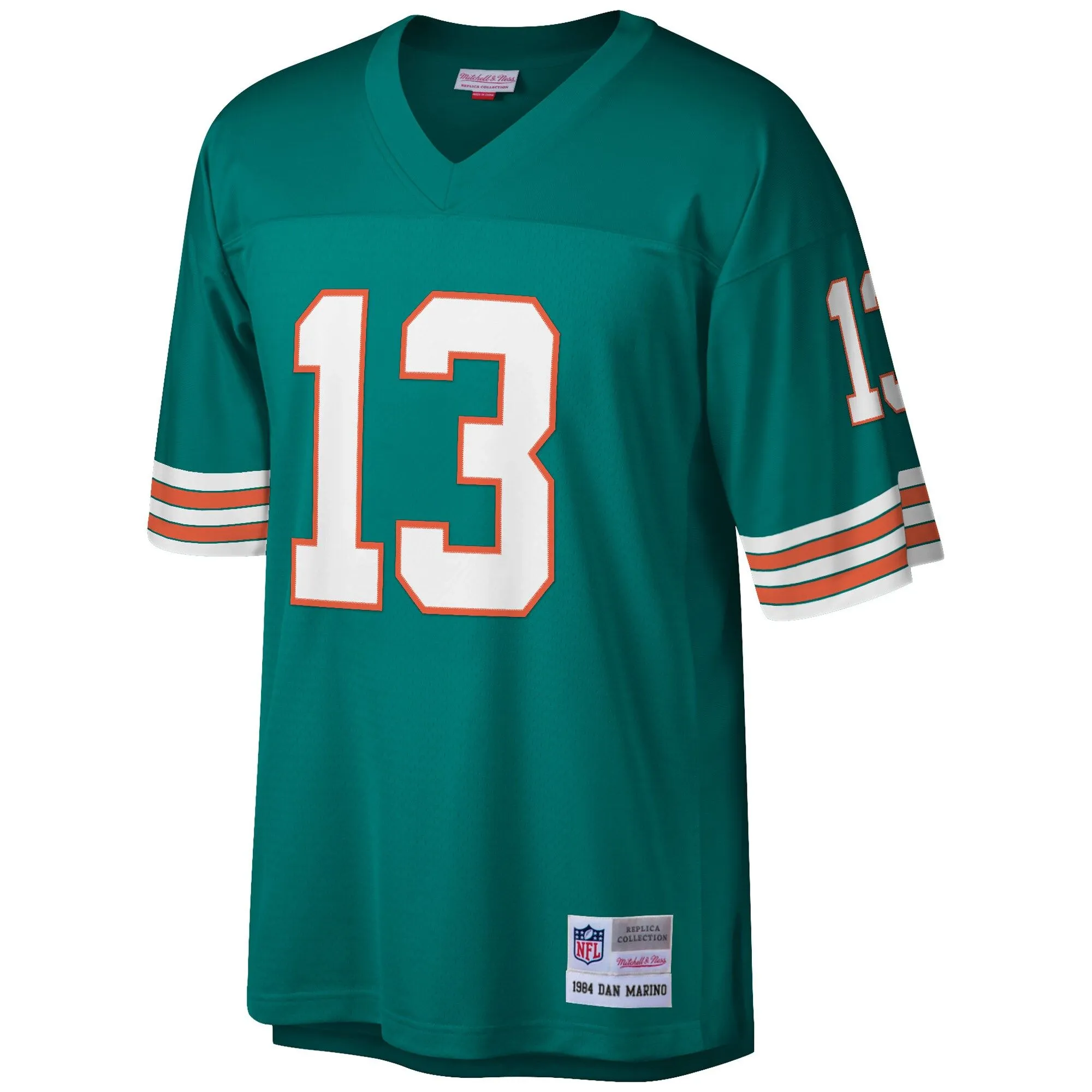 Dan Marino Miami Dolphins Mitchell & Ness Big & Tall 1984 Retired Player Replica Jersey - Aqua