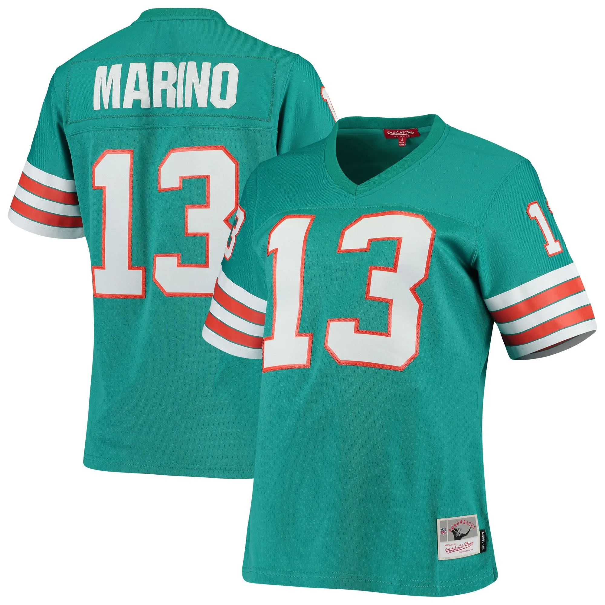 Dan Marino Miami Dolphins Mitchell & Ness Women's 1984 Legacy Replica Jersey - Aqua