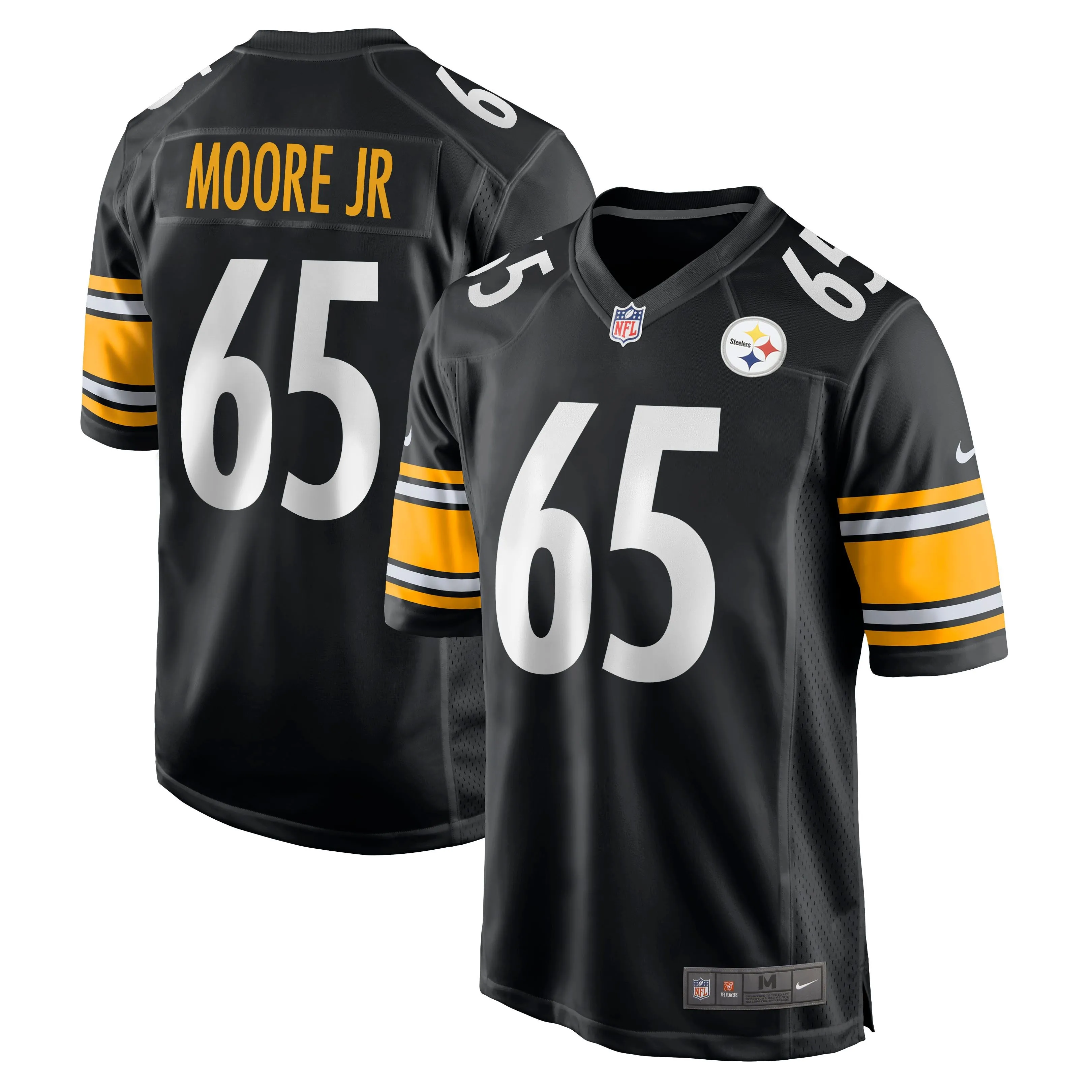 Dan Moore Jr. Pittsburgh Steelers  Game Jersey - Black