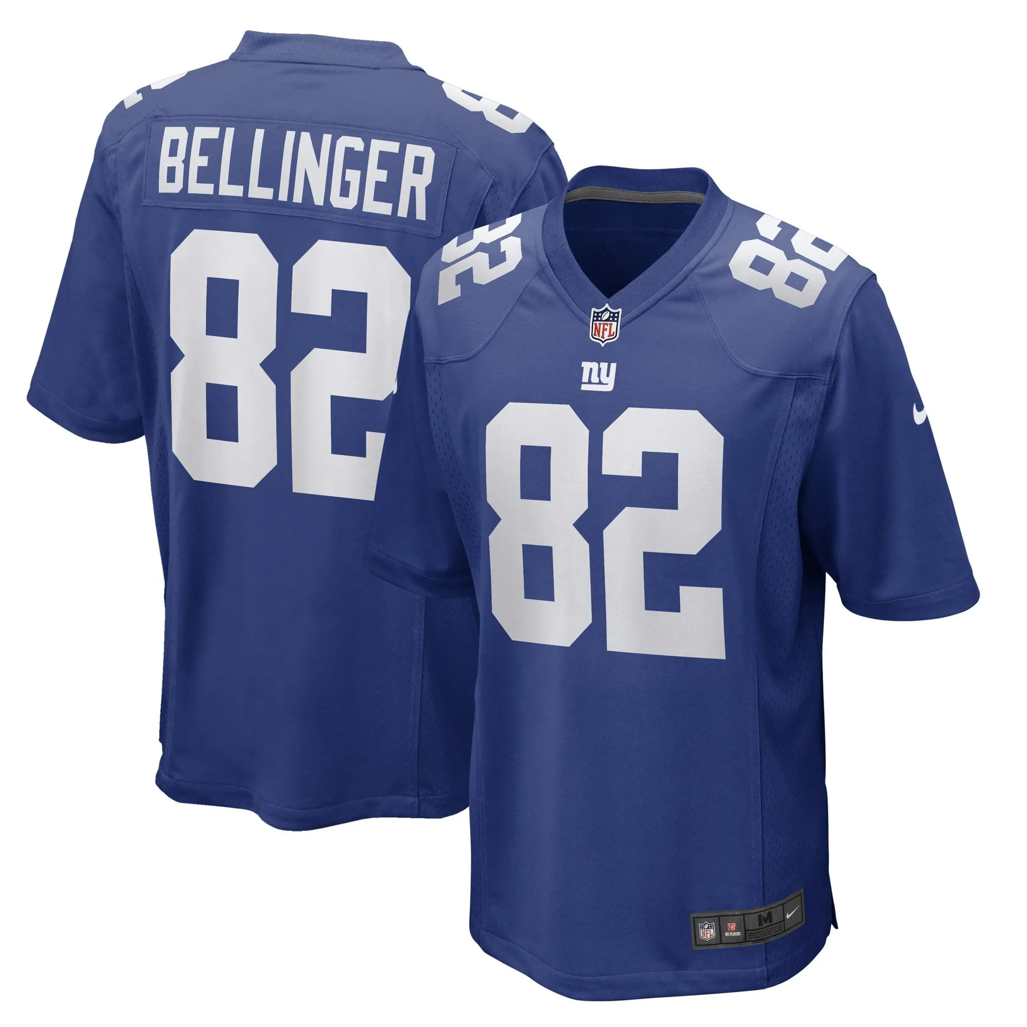 Daniel Bellinger New York Giants  Game Player Jersey - Royal