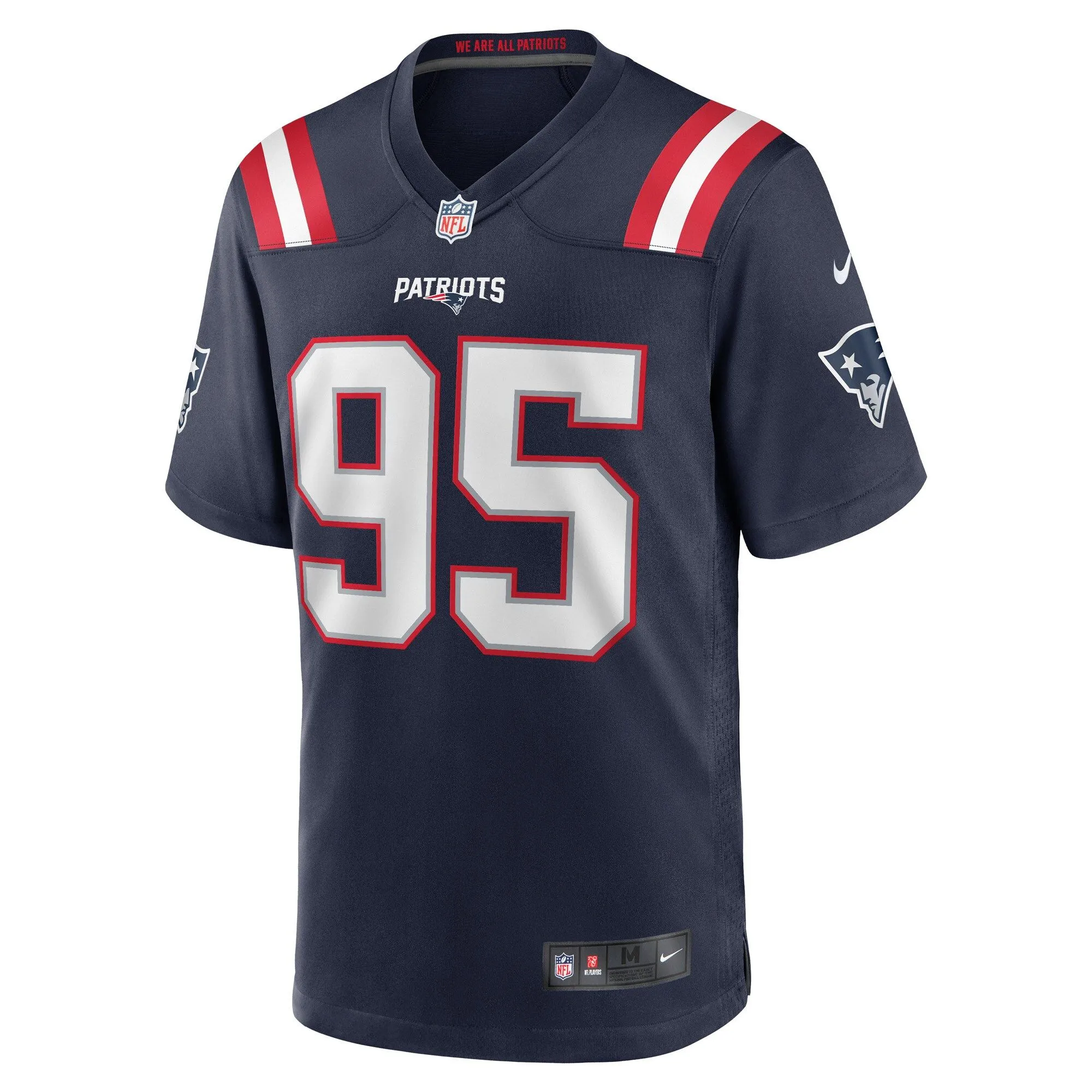 Daniel Ekuale New England Patriots  Game Player Jersey - Navy