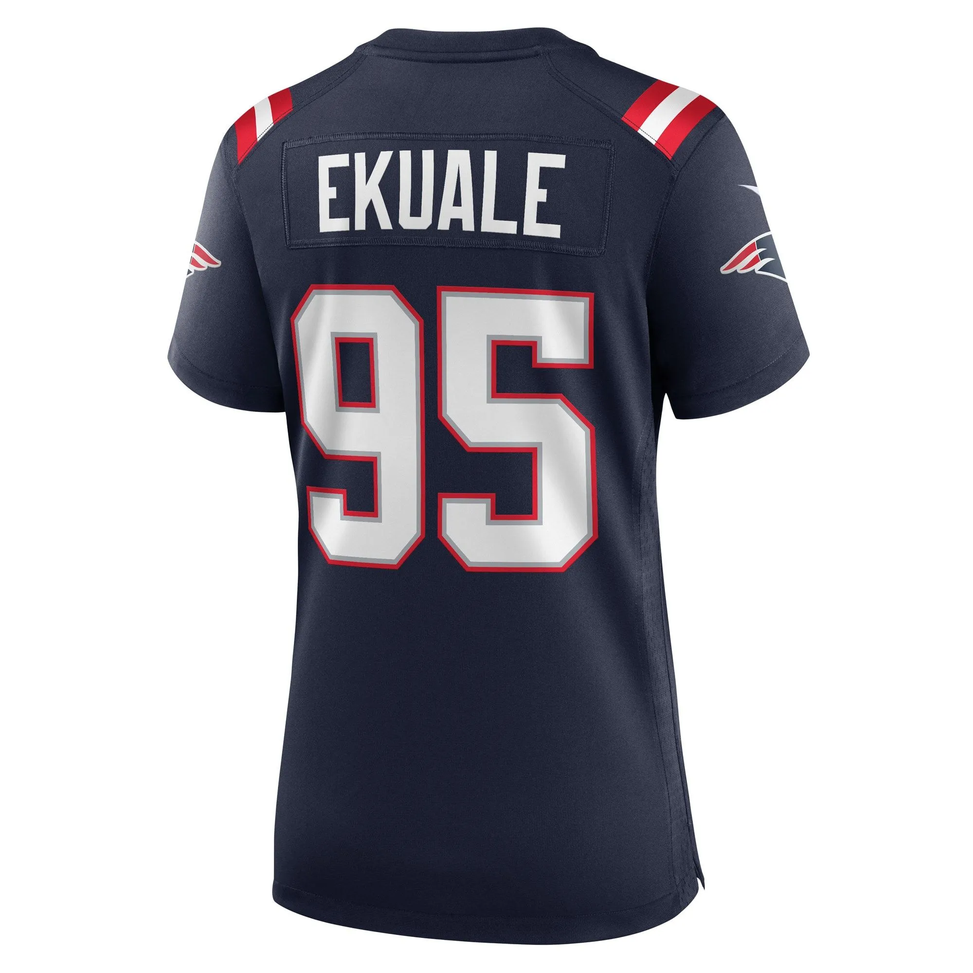 Daniel Ekuale New England Patriots  Women's Game Player Jersey - Navy