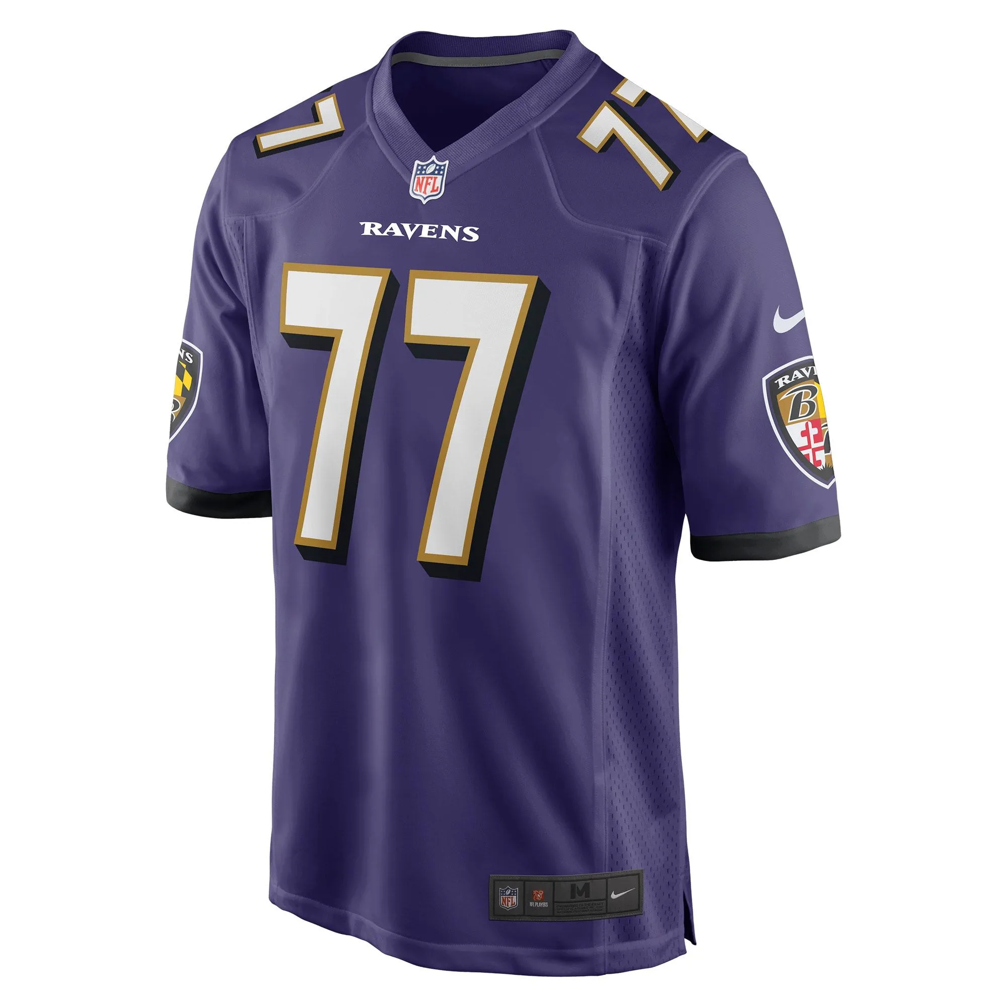 Daniel Faalele Baltimore Ravens  Player Game Jersey - Purple