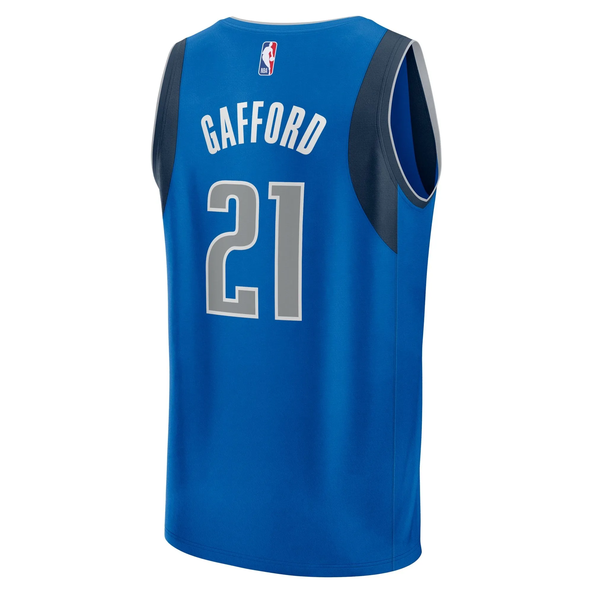 Daniel Gafford Dallas Mavericks Fanatics Branded Fast Break Player Jersey - Icon Edition - Blue