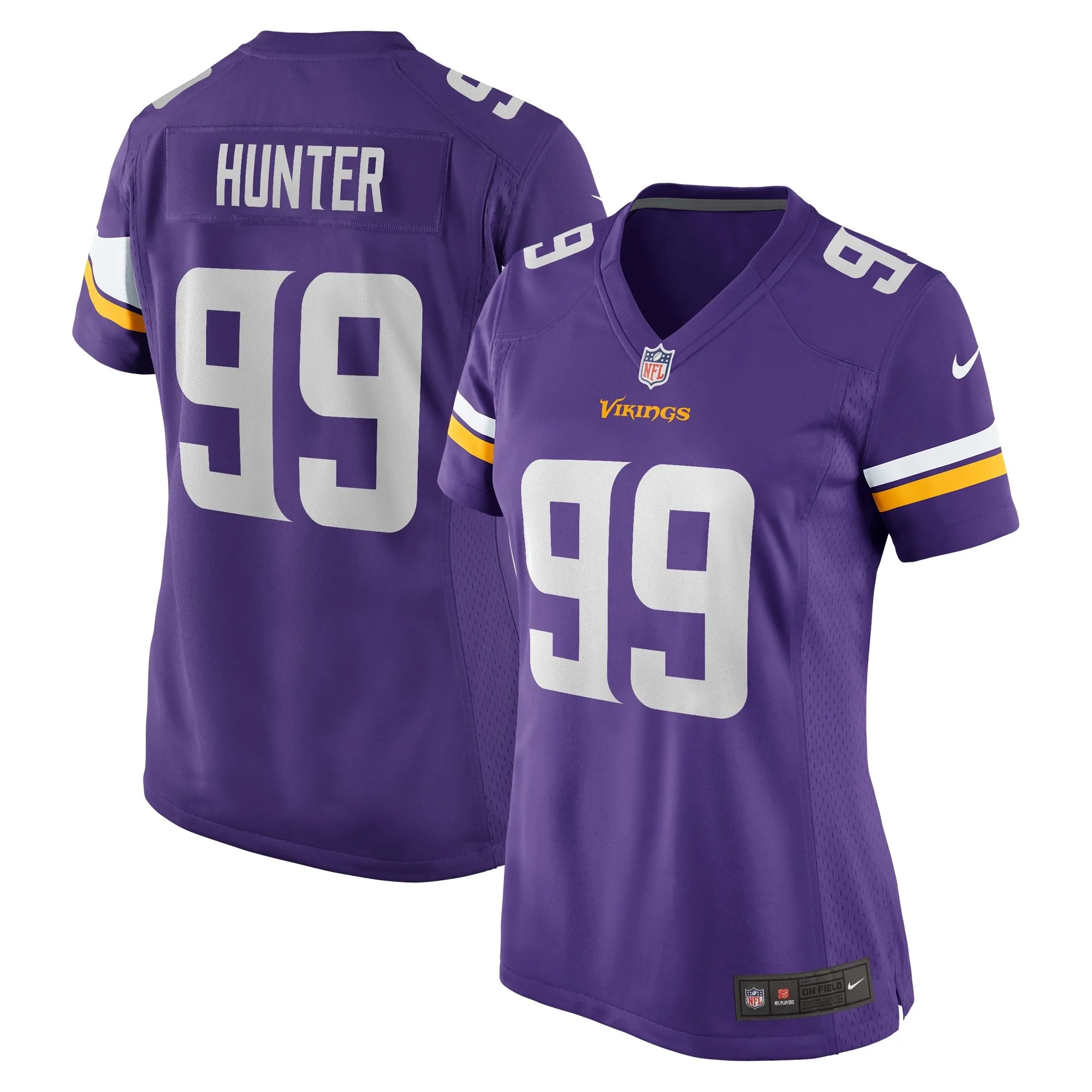 Danielle Hunter Minnesota Vikings  Women's Game Jersey - Purple