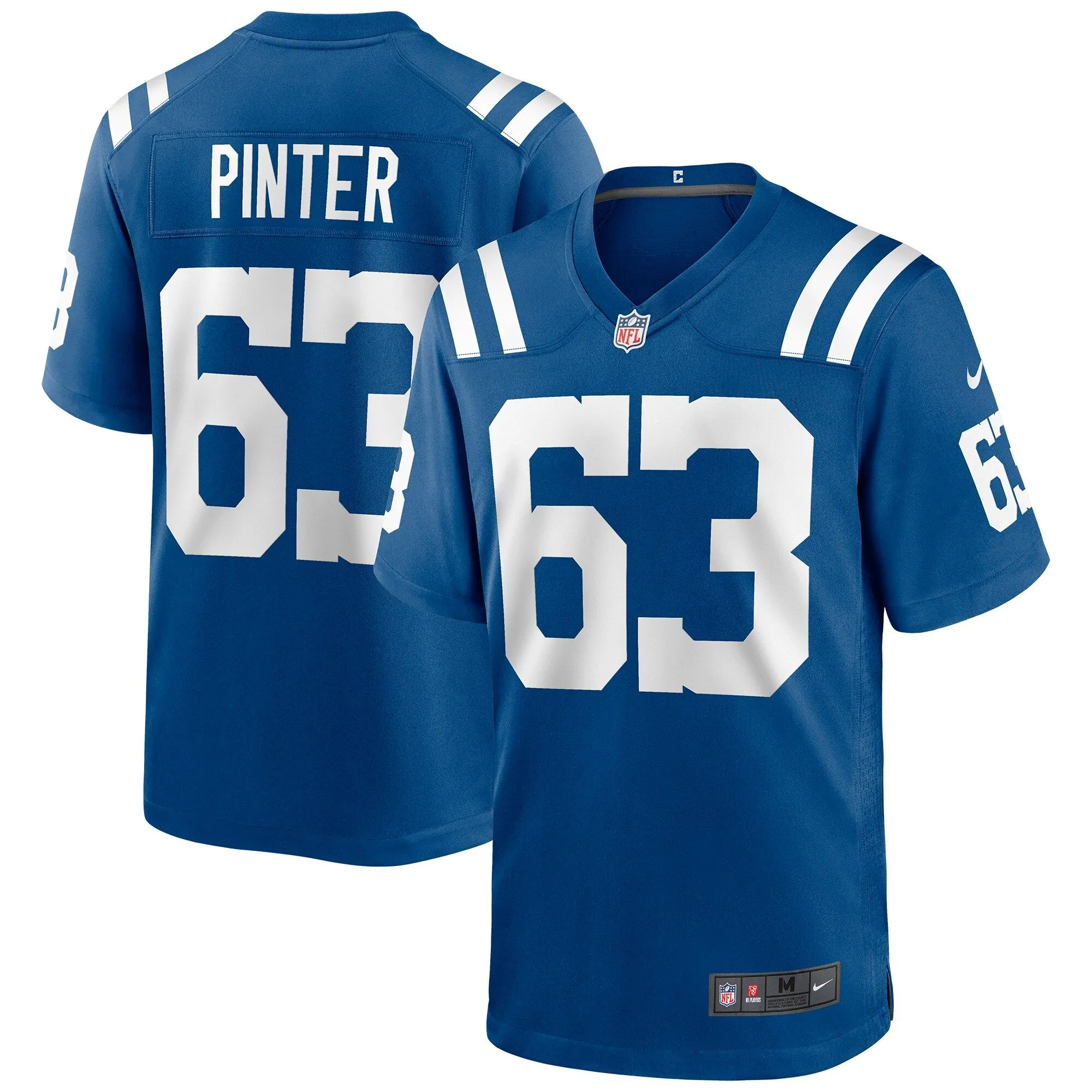 Danny Pinter Indianapolis Colts  Game Jersey - Royal