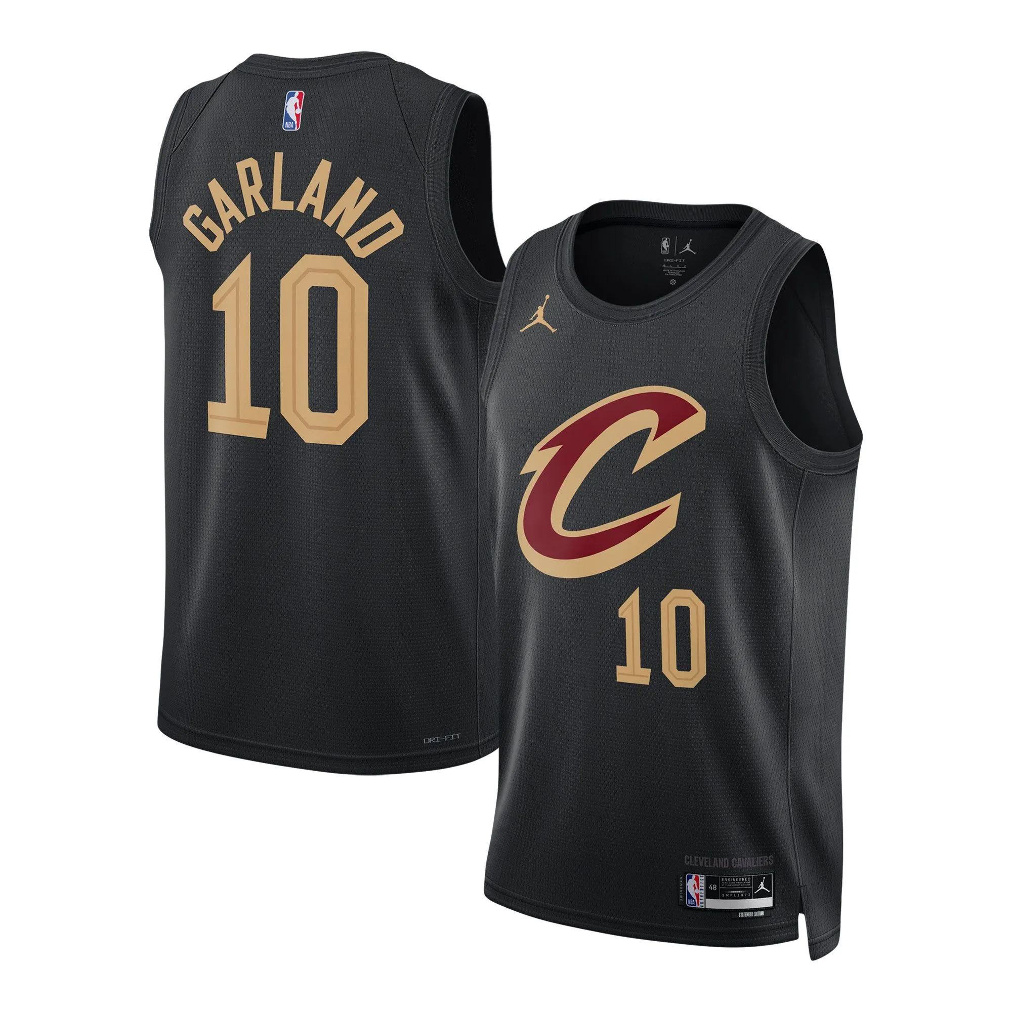 Darius Garland Cleveland Cavaliers Jordan Brand Unisex Swingman Jersey - Statement Edition - Black