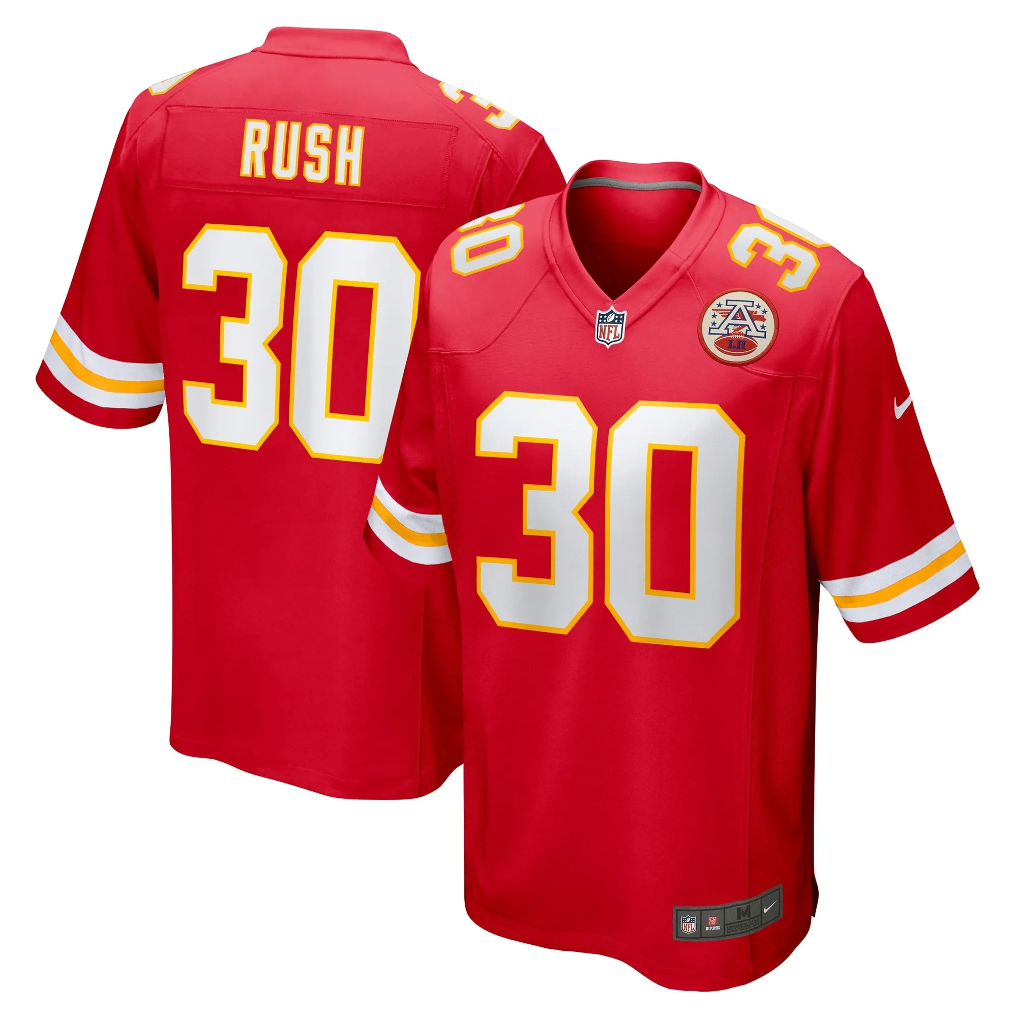 Darius Rush Kansas City Chiefs  Team Game Jersey -  Red