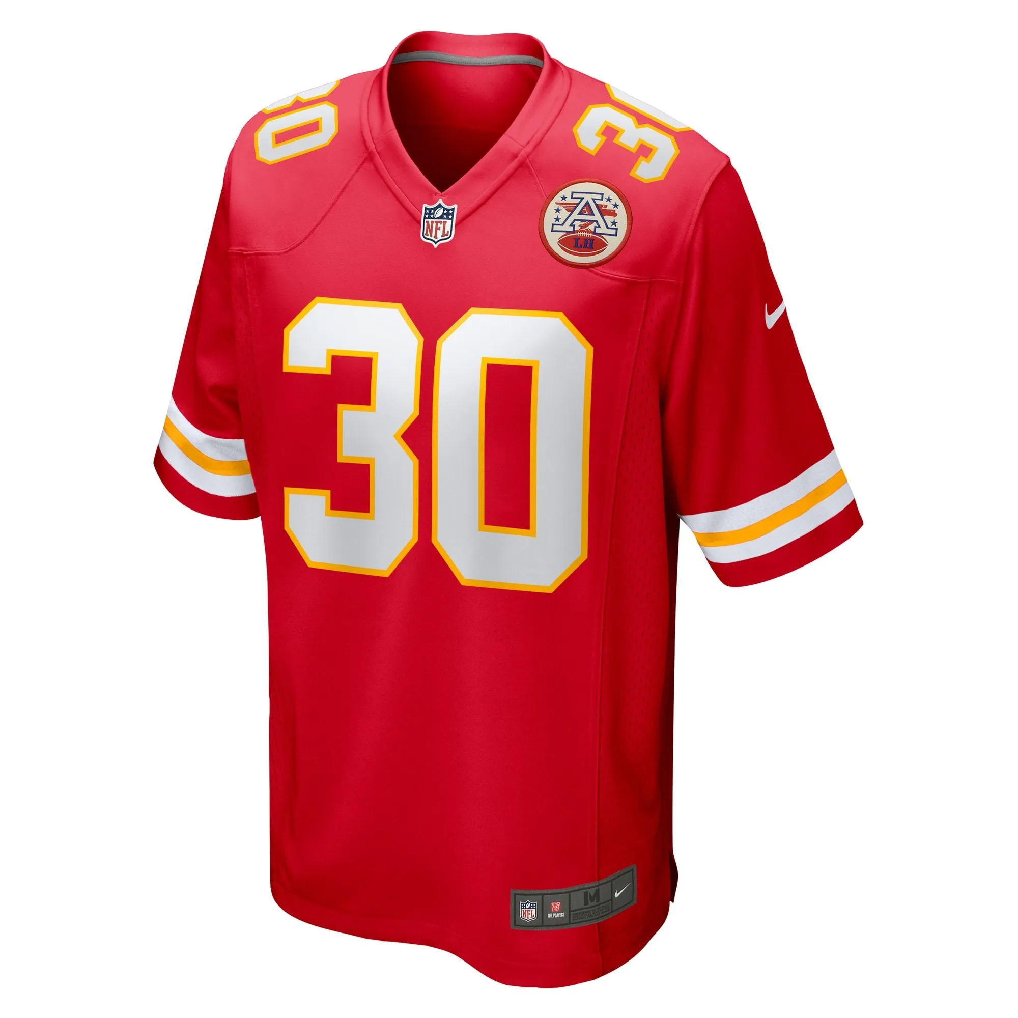 Darius Rush Kansas City Chiefs  Team Game Jersey -  Red