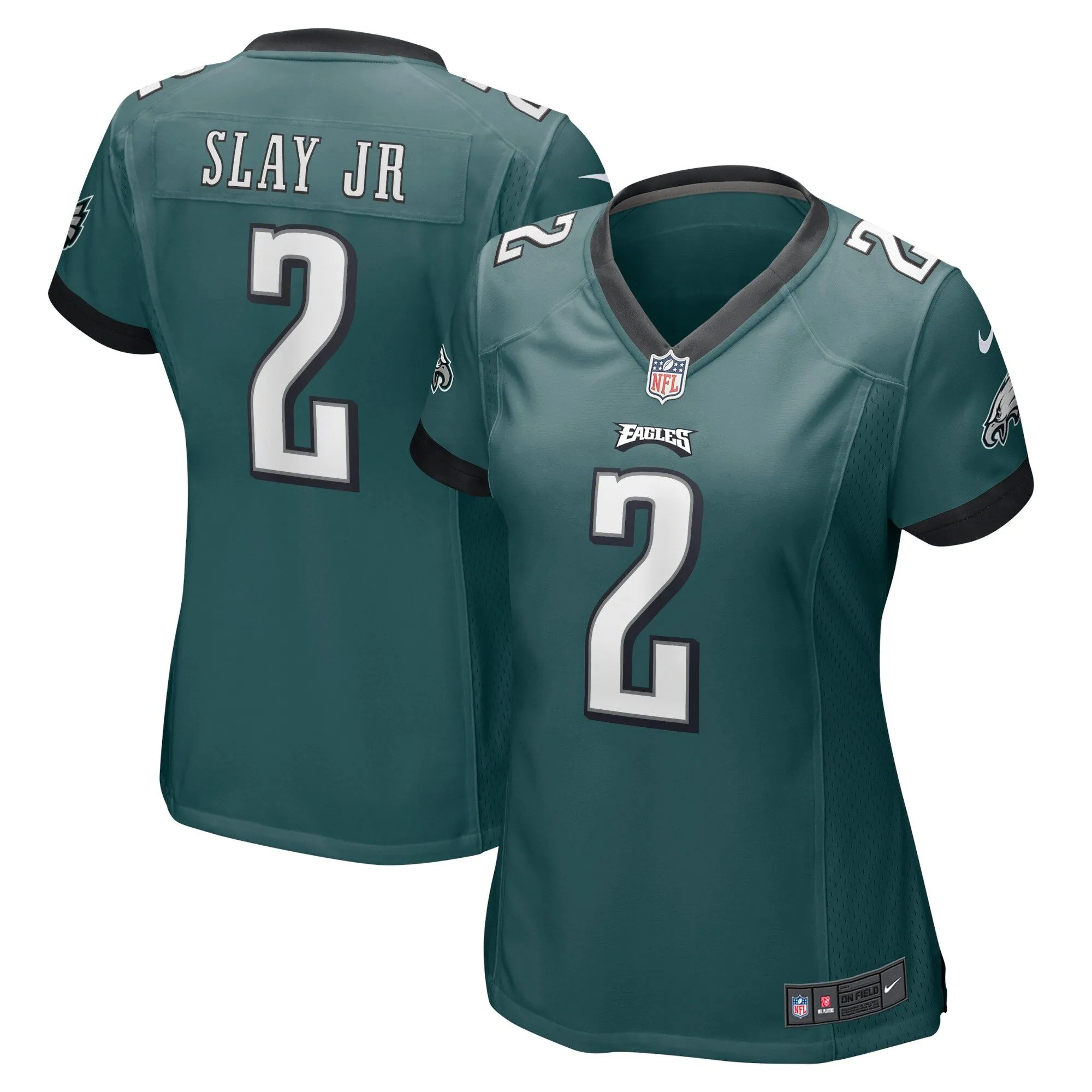 Darius Slay Jr. Philadelphia Eagles  Women's Game Jersey - Midnight Green