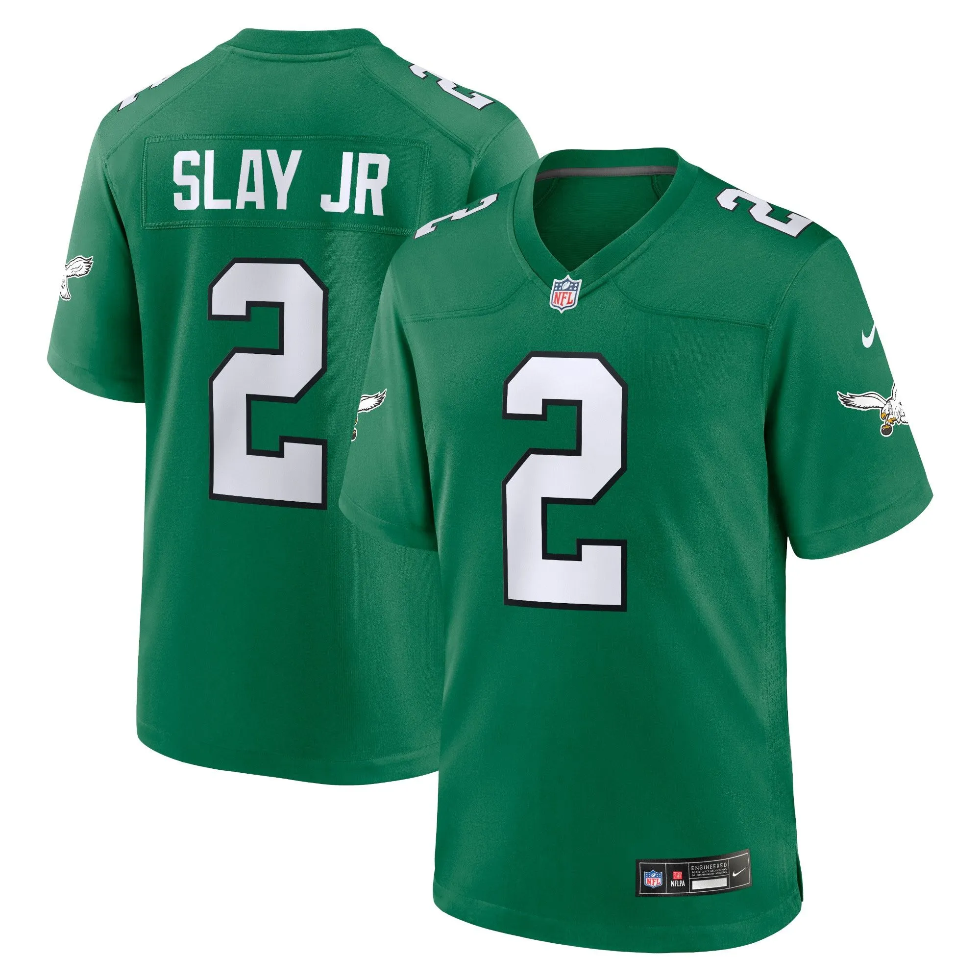 Darius Slay Philadelphia Eagles  Alternate Game Player Jersey - Kelly Green