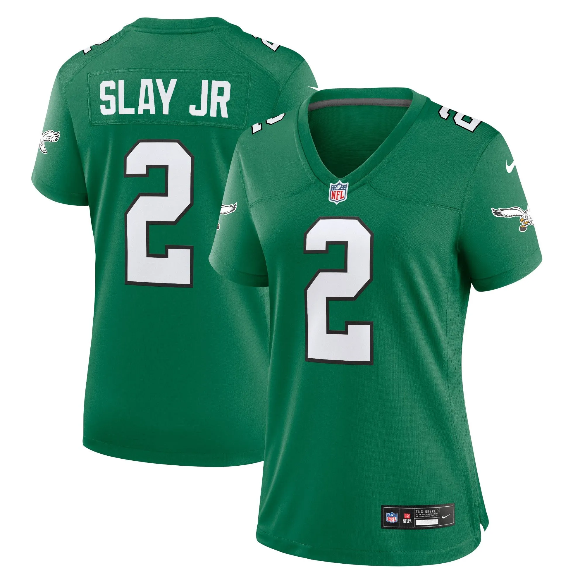 Darius Slay Philadelphia Eagles  Women's Player Jersey - Kelly Green