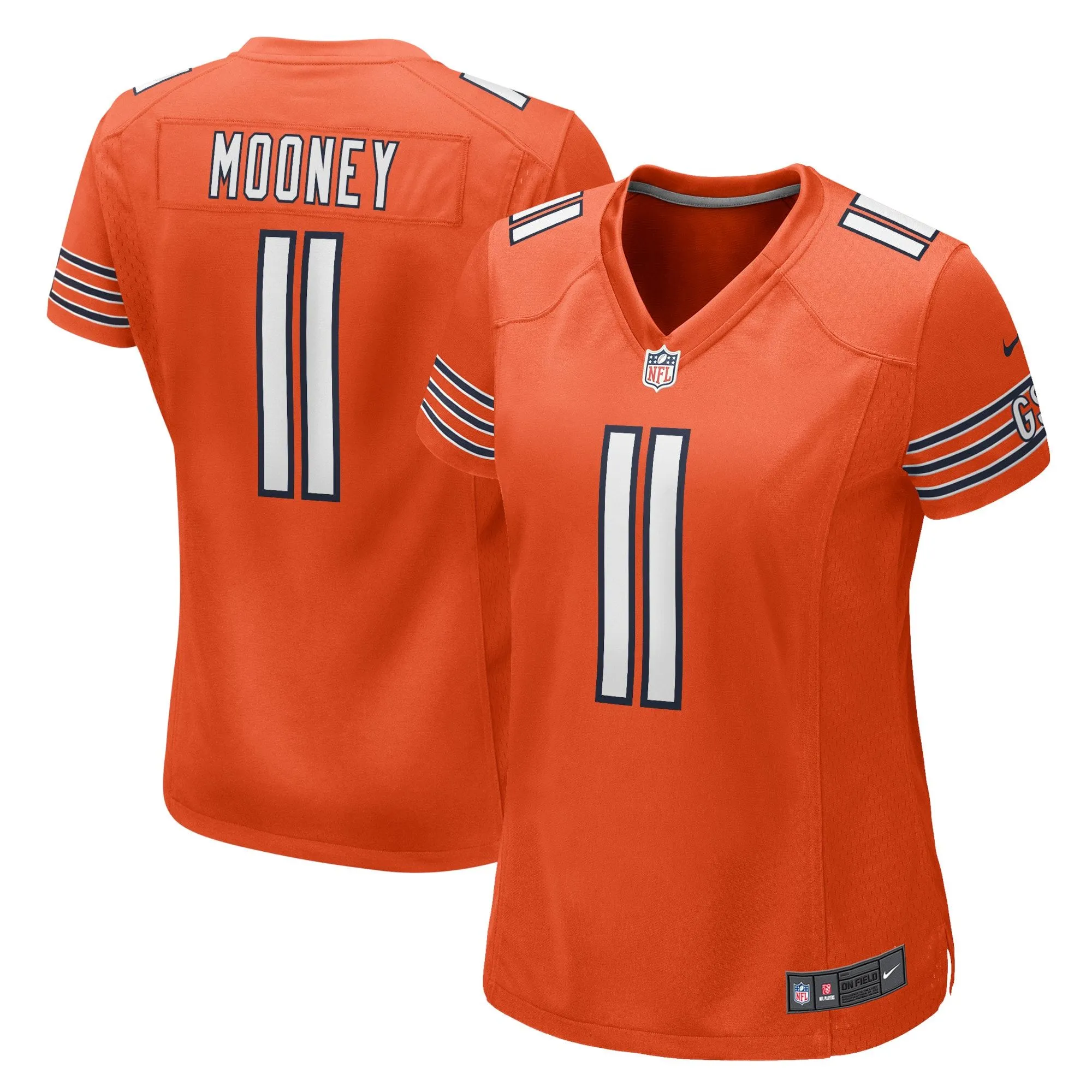 Darnell Mooney Chicago Bears  Women's Alternate Game Player Jersey - Orange