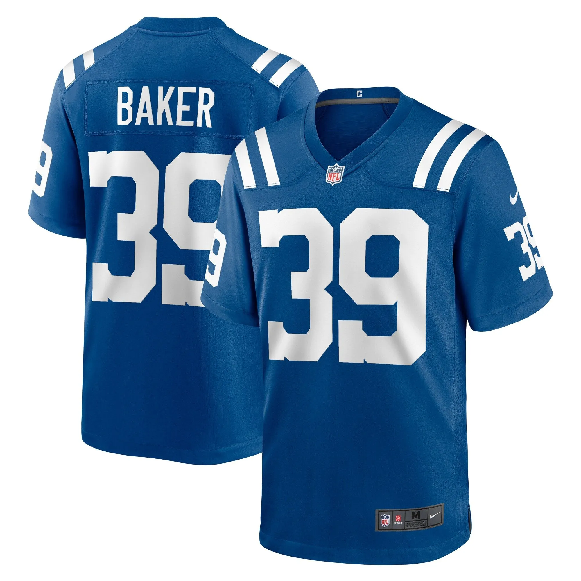 Darrell Baker Jr Indianapolis Colts  Team Game Jersey -  Royal