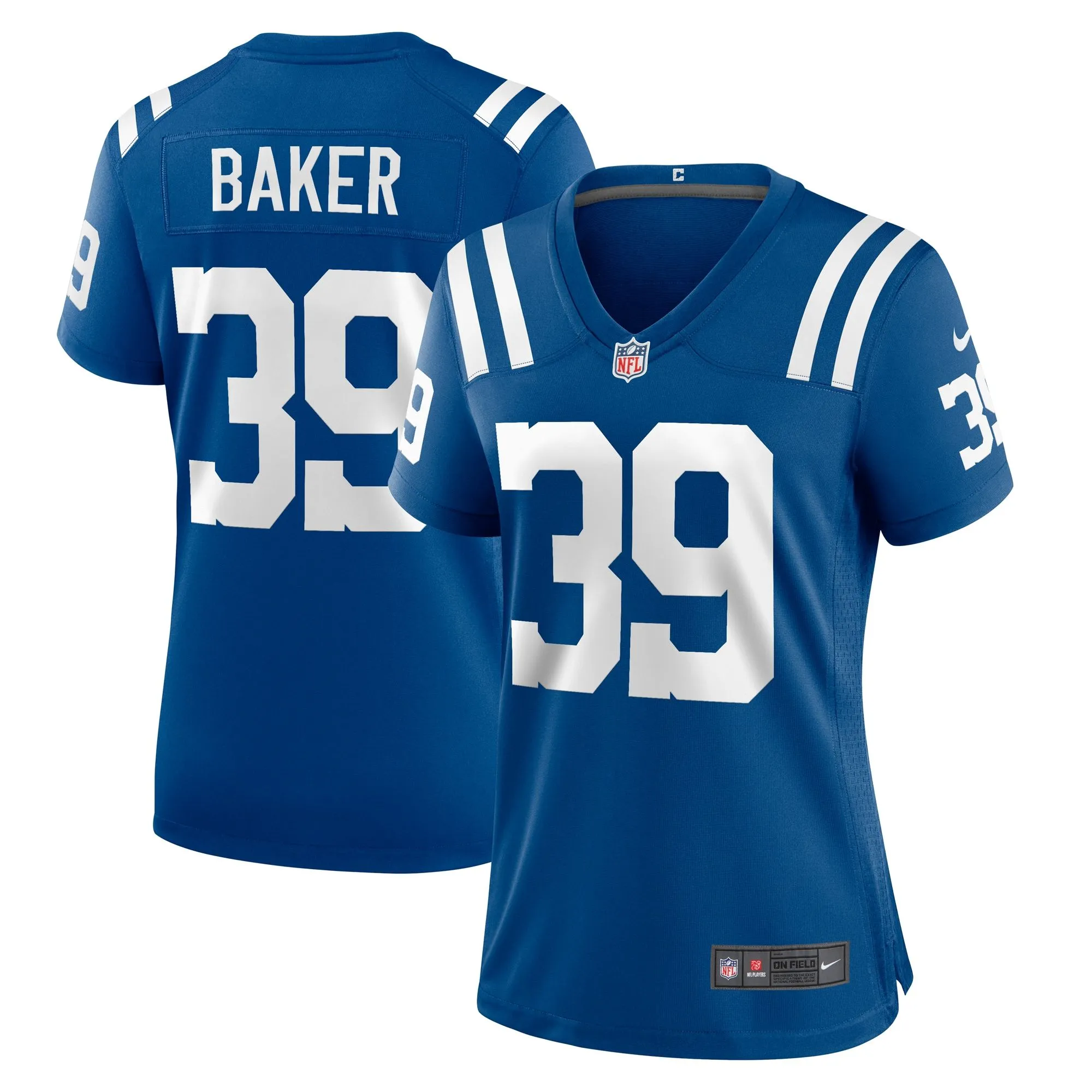 Darrell Baker Jr Indianapolis Colts  Women's Team Game Jersey -  Royal