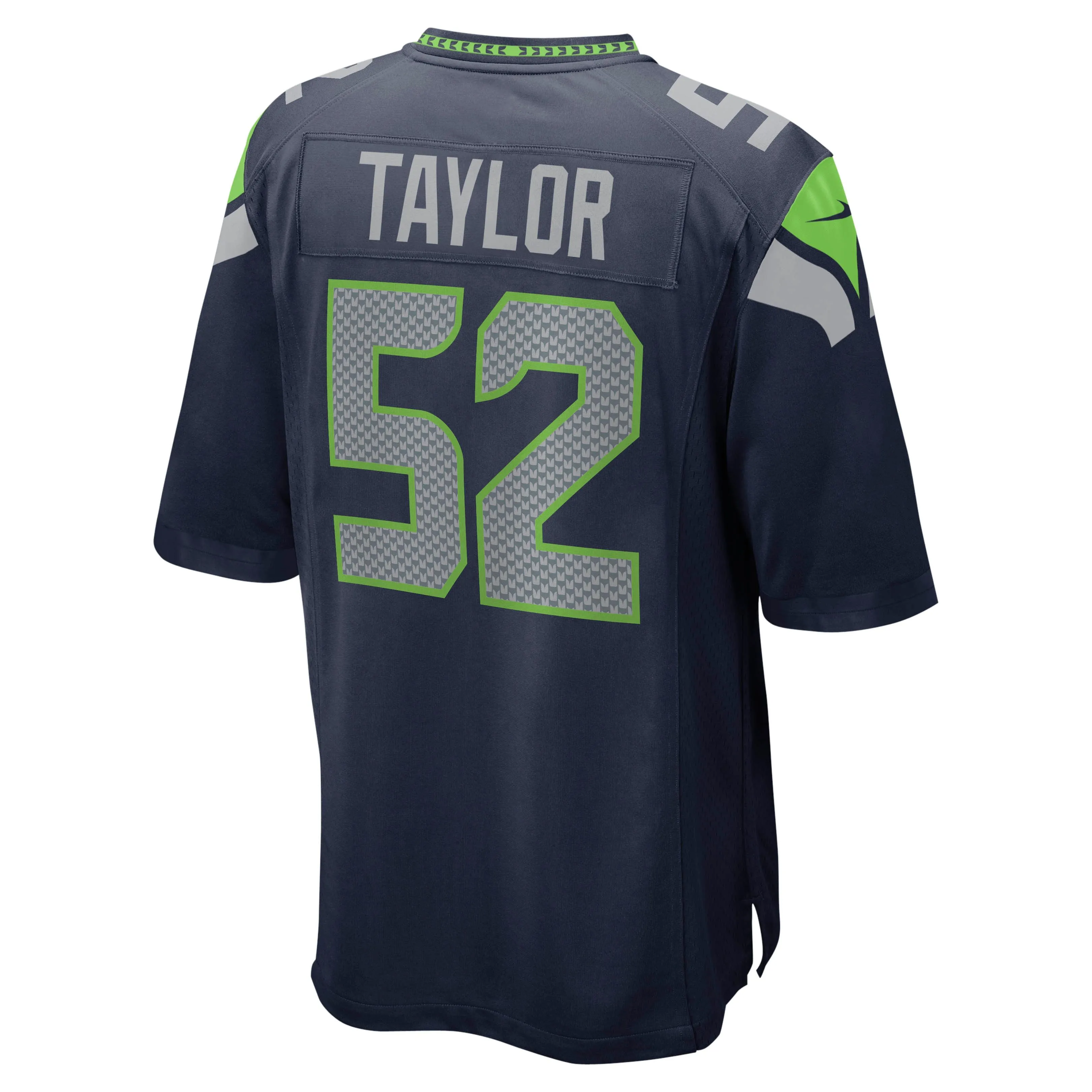 Darrell Taylor Seattle Seahawks  Game Jersey - College Navy