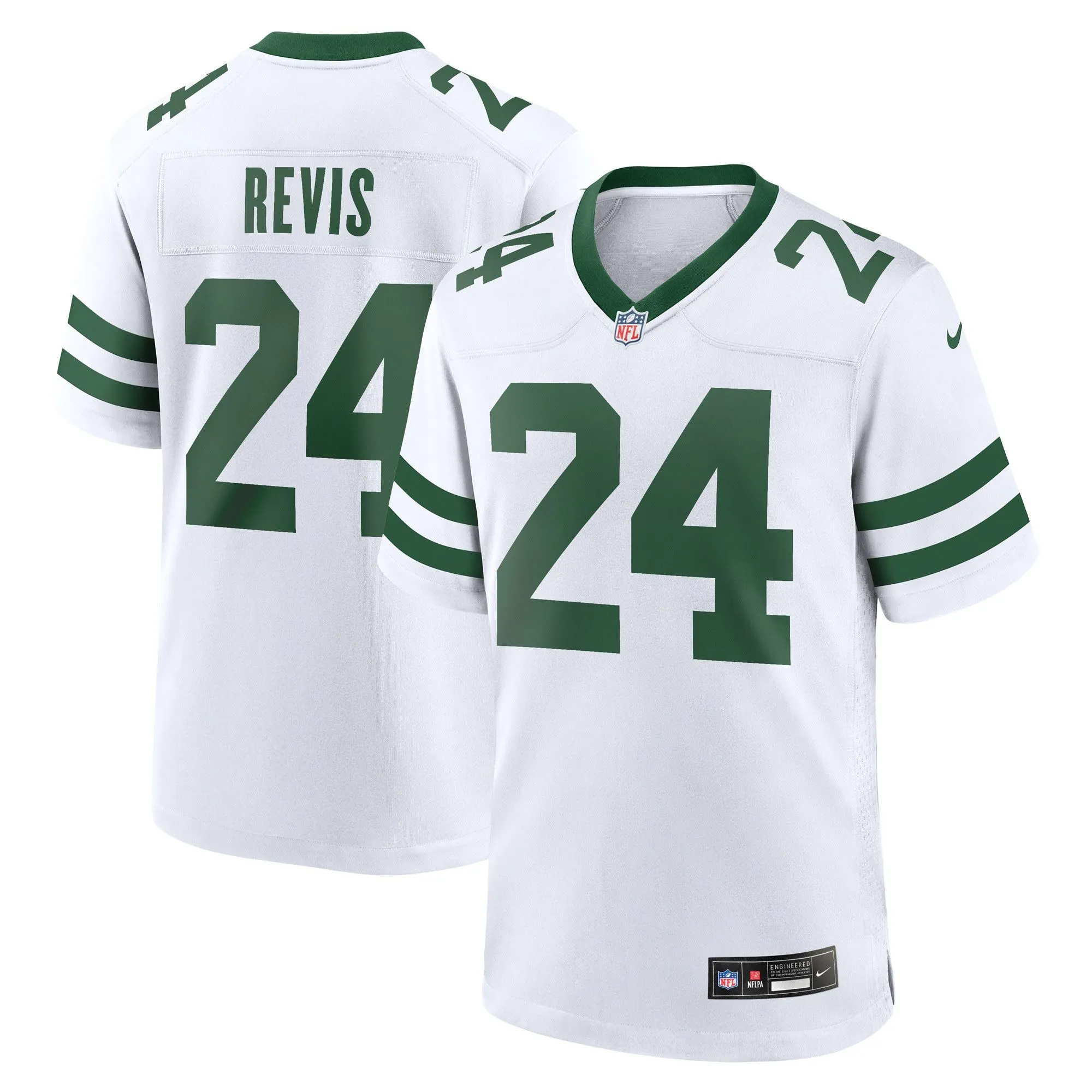 Darrelle Revis New York Jets  Legacy Retired Player Game Jersey - White