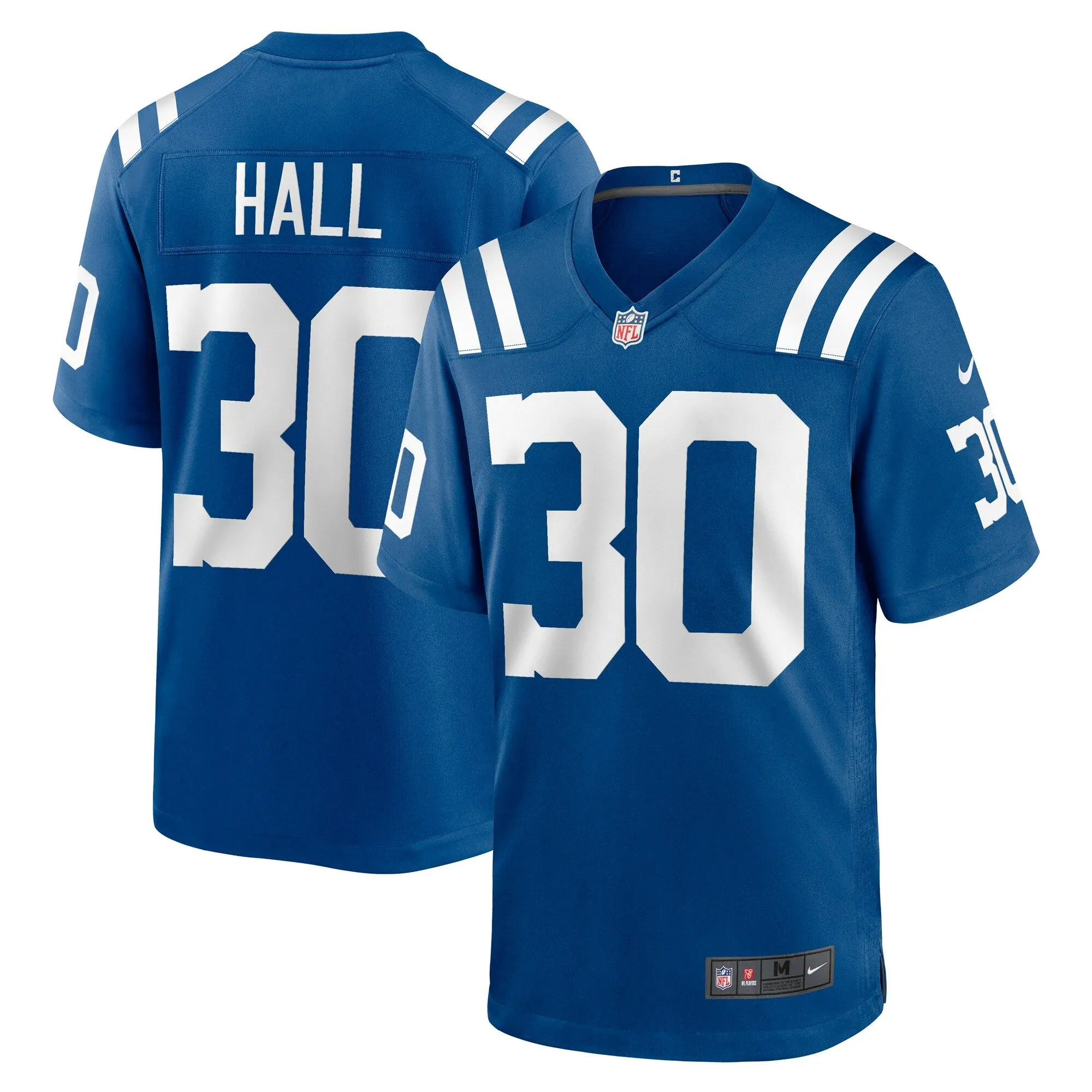 Darren Hall Indianapolis Colts  Team Game Jersey -  Royal