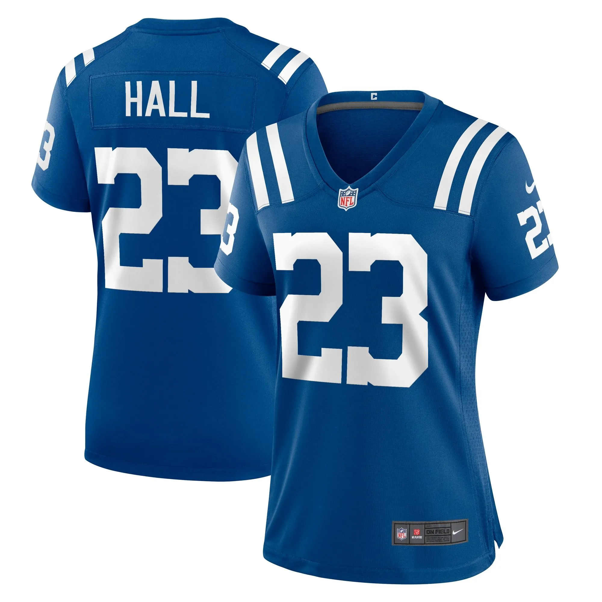 Darren Hall Indianapolis Colts  Women's Team Game Jersey -  Royal