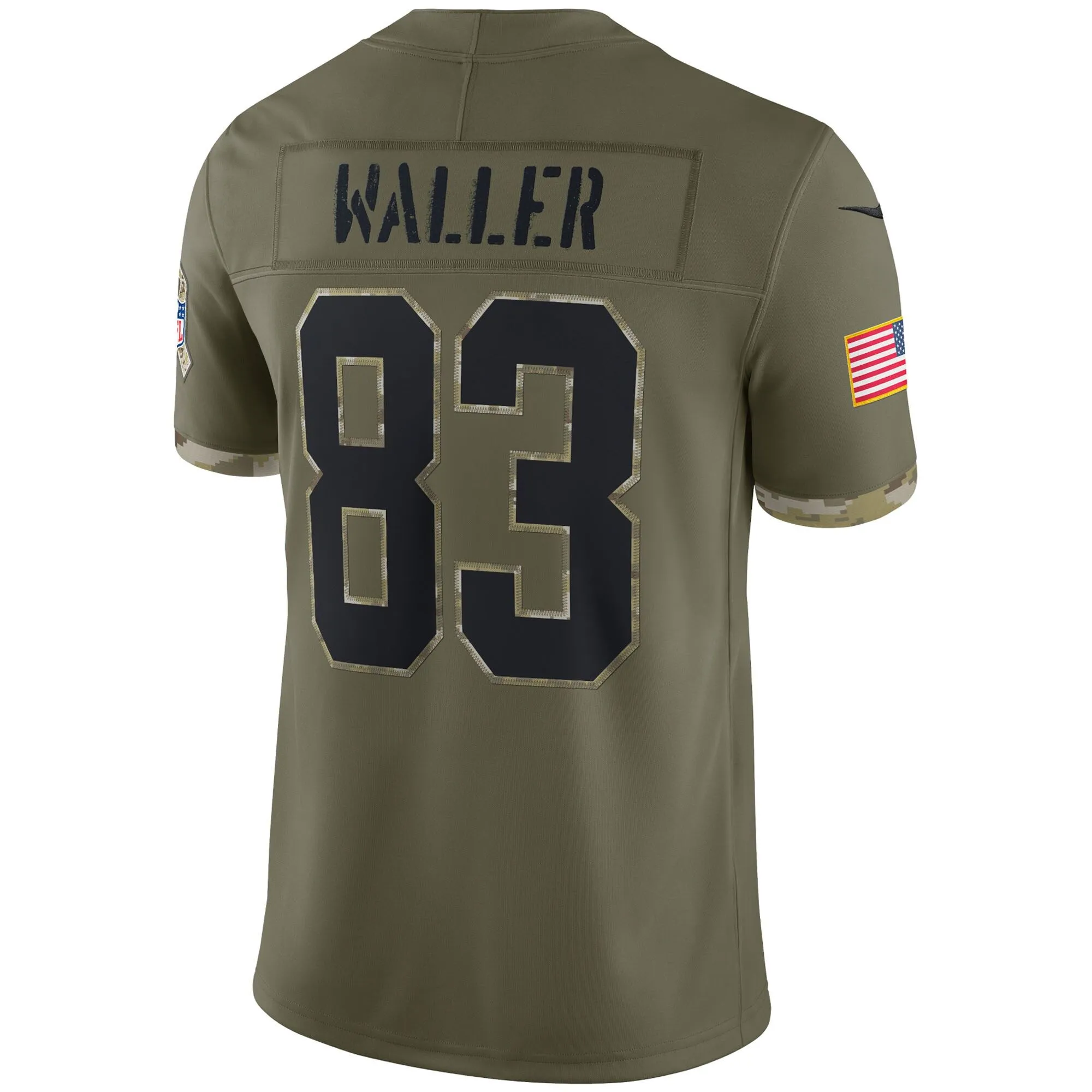 Darren Waller Las Vegas Raiders  2022 Salute To Service Limited Jersey - Olive