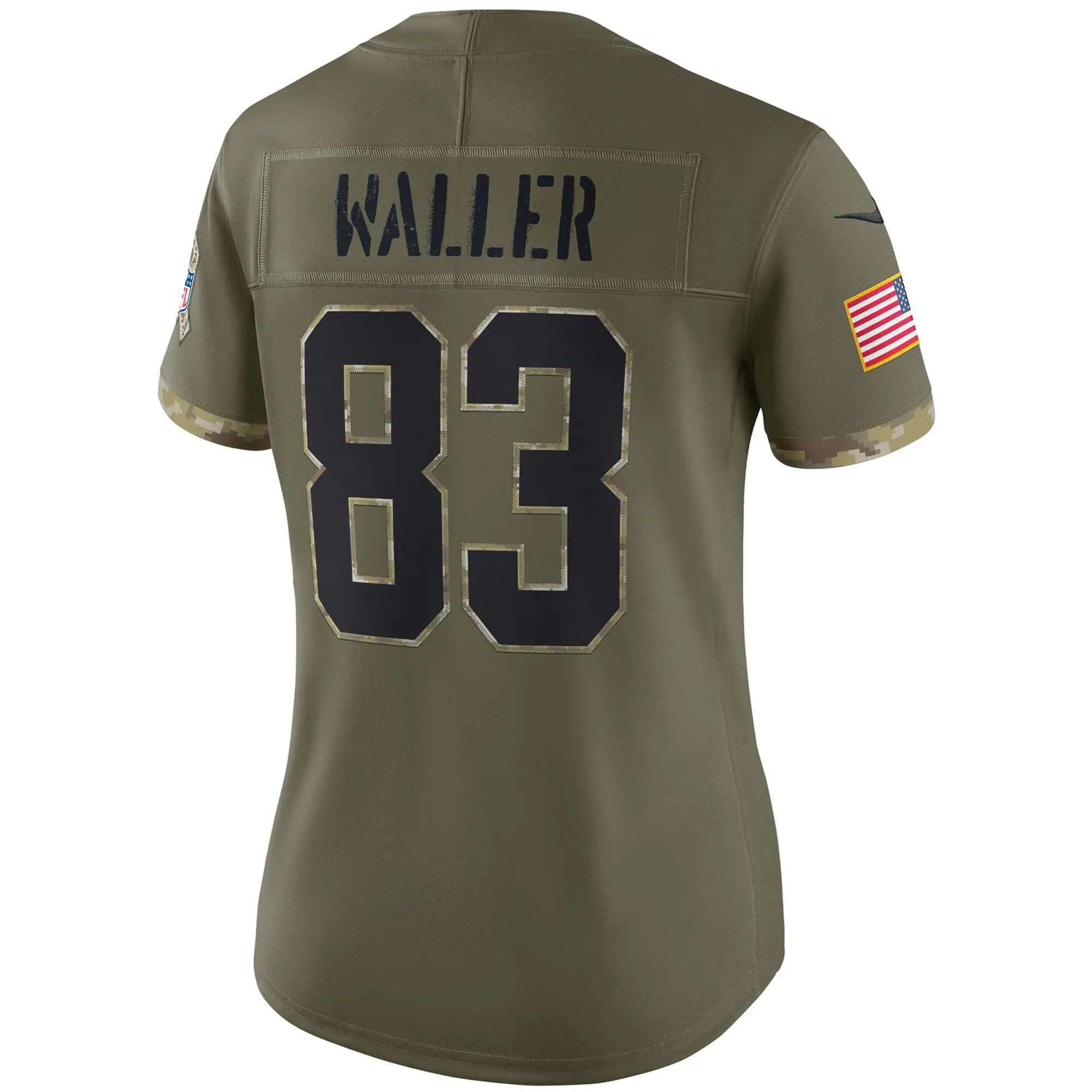 Darren Waller Las Vegas Raiders  Women's 2022 Salute To Service Limited Jersey - Olive