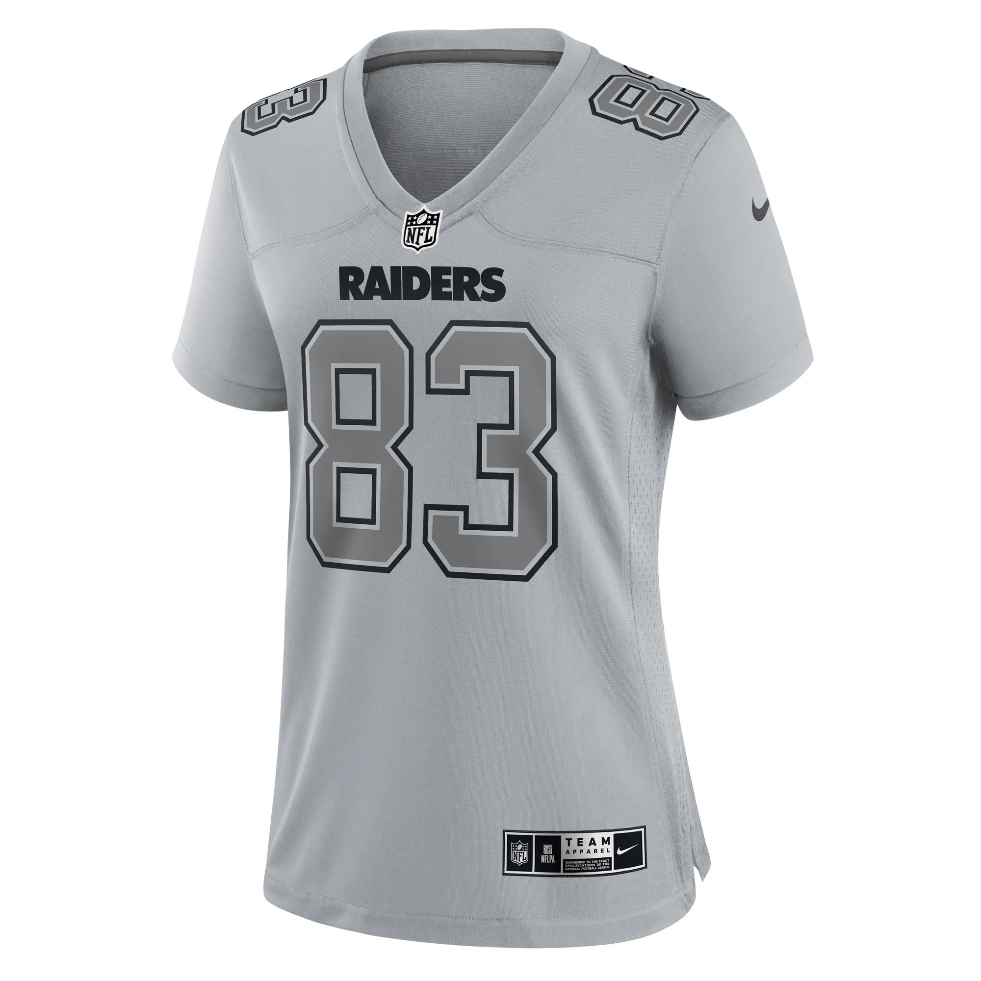 Darren Waller Las Vegas Raiders  Women's Atmosphere Fashion Game Jersey - Gray