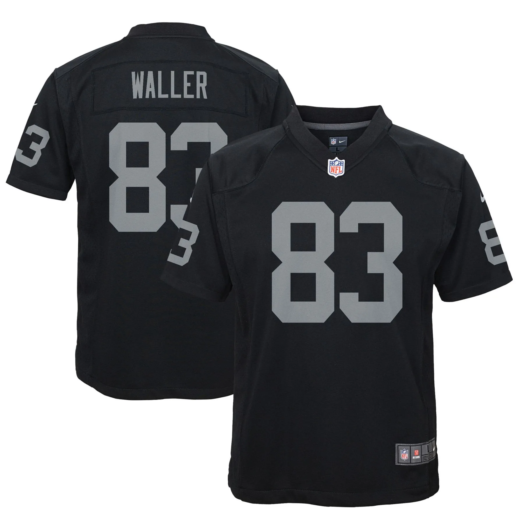 Darren Waller Las Vegas Raiders  Youth Game Jersey - Black