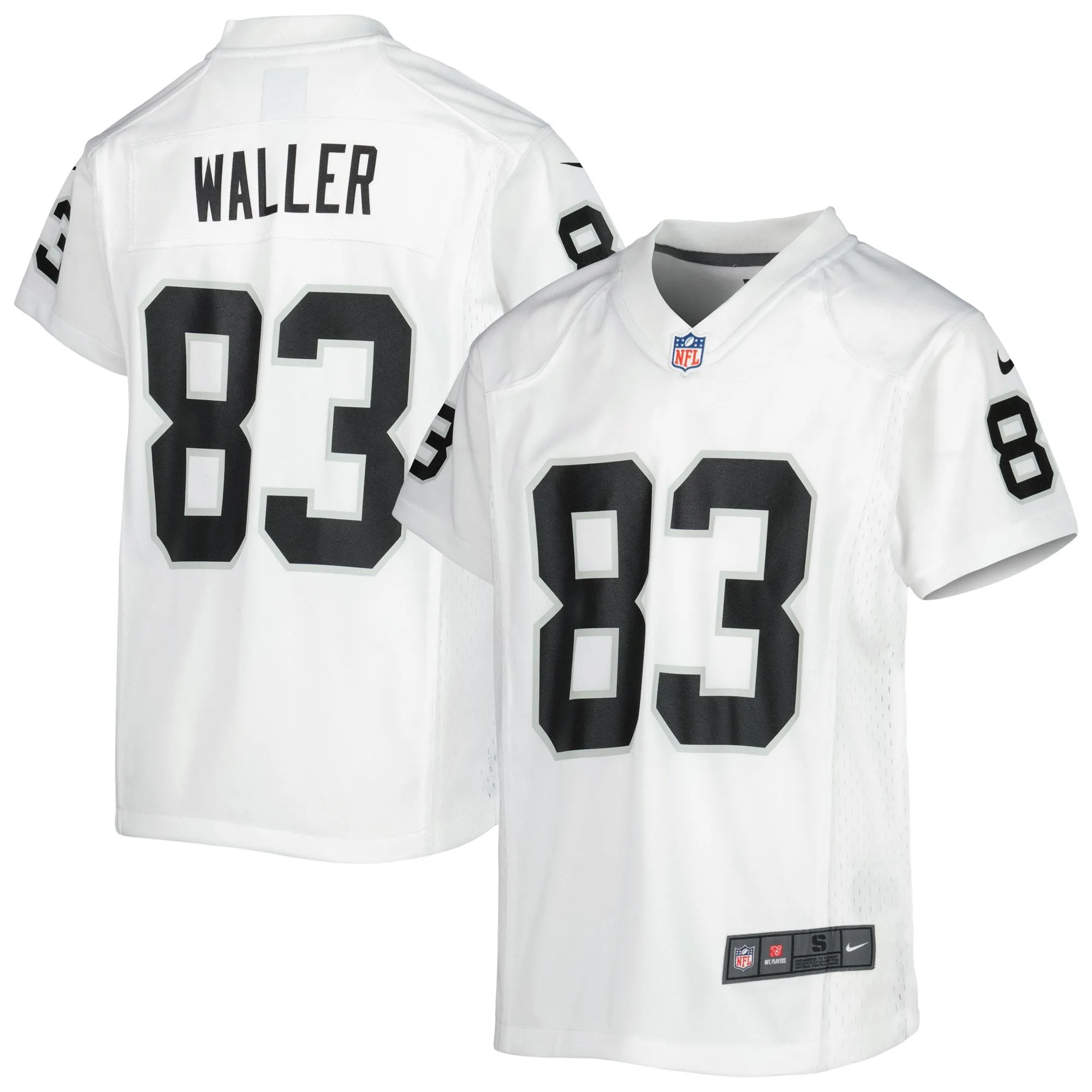 Darren Waller Las Vegas Raiders  Youth Game Jersey - White