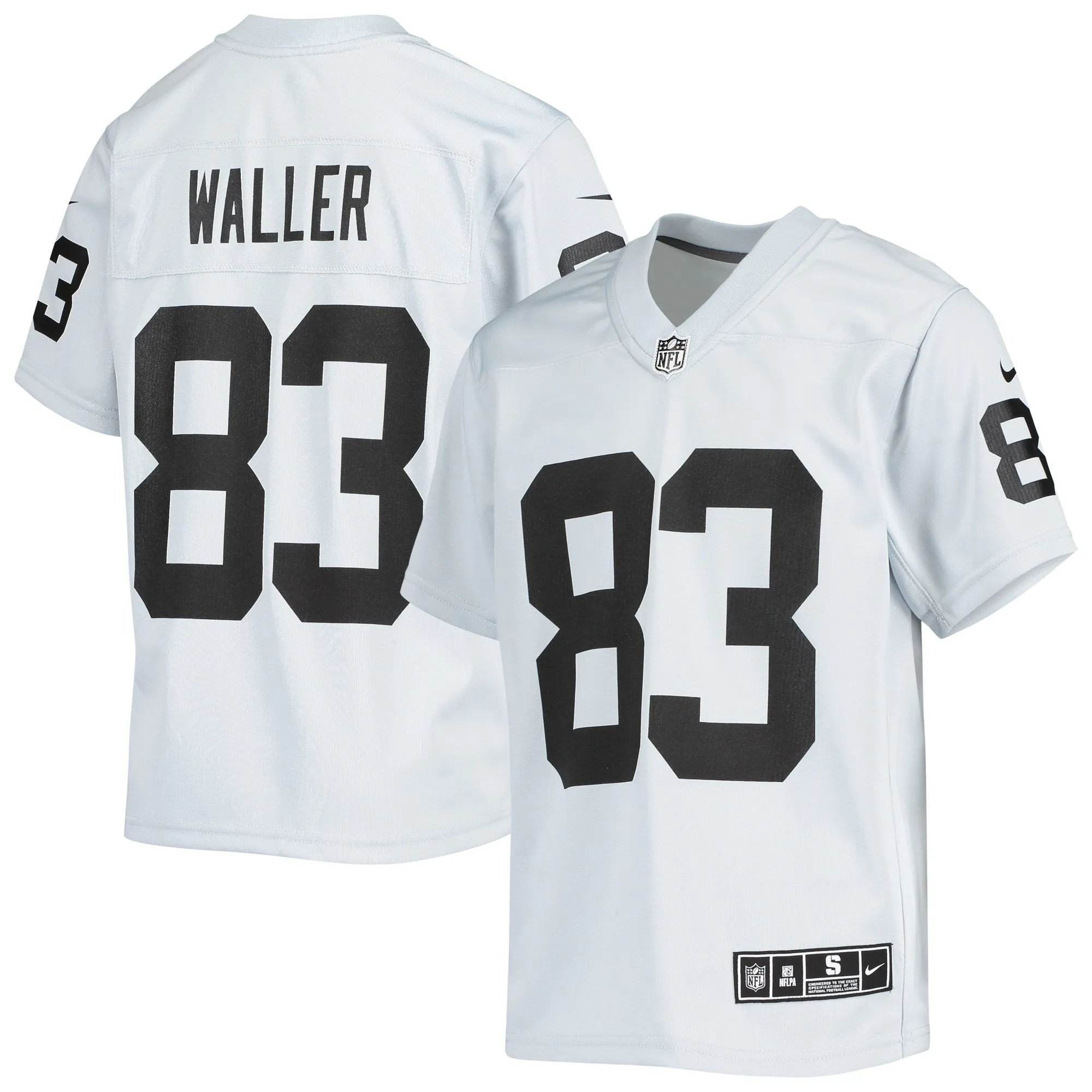 Darren Waller Las Vegas Raiders  Youth Inverted Team Game Jersey - Silver