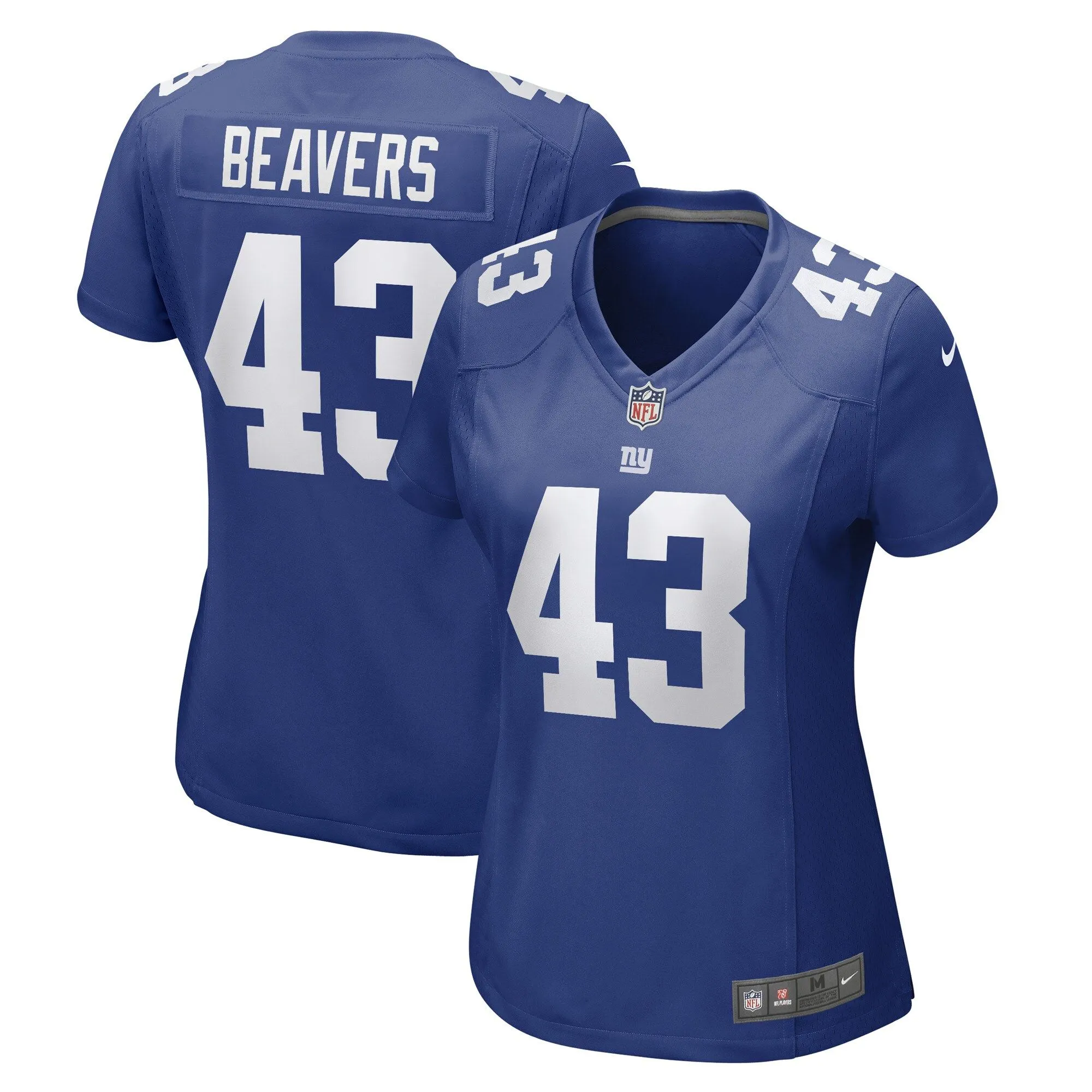 Darrian Beavers New York Giants  Women's Game Player Jersey - Royal