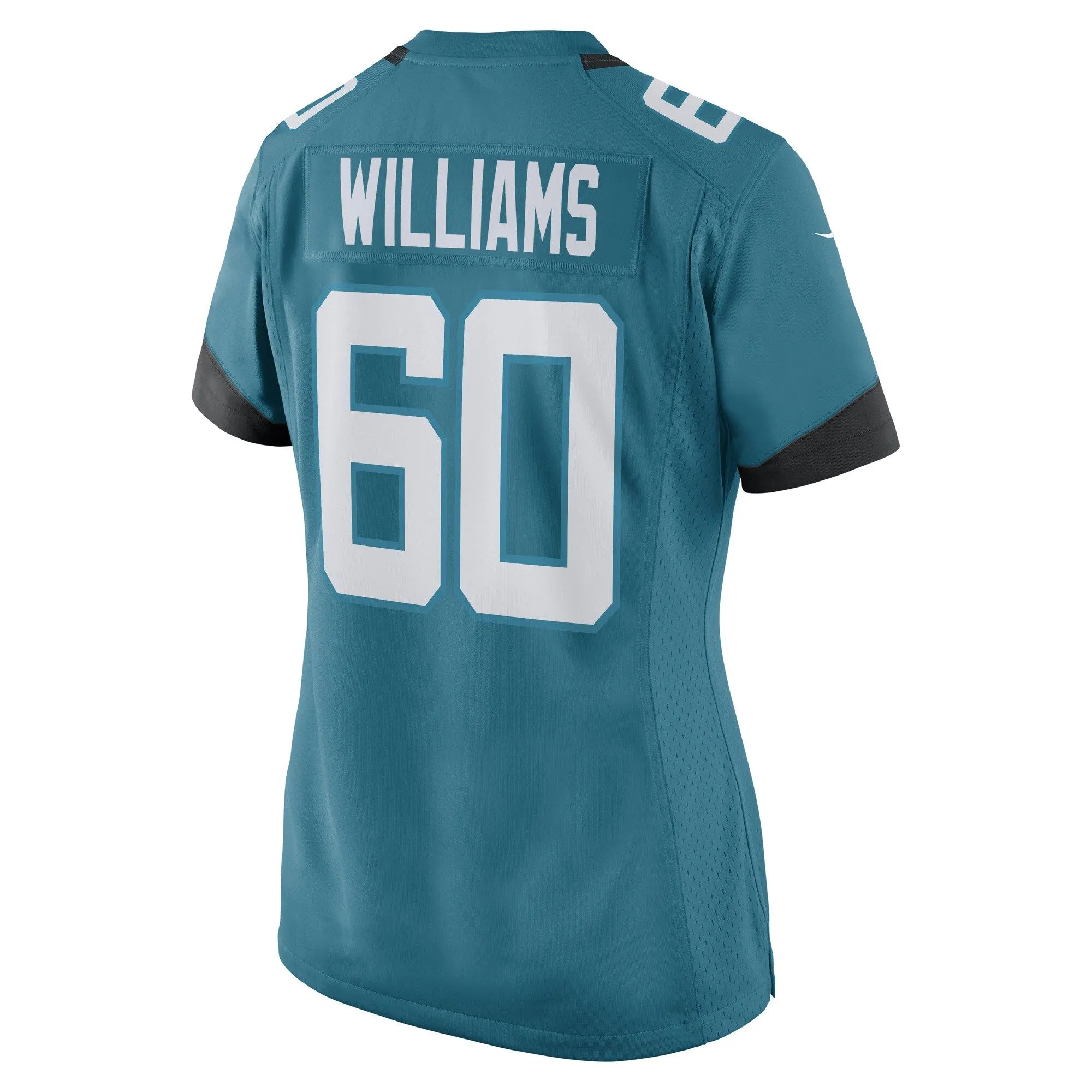 Darryl Williams Jacksonville Jaguars  Women's Game Player Jersey - Teal