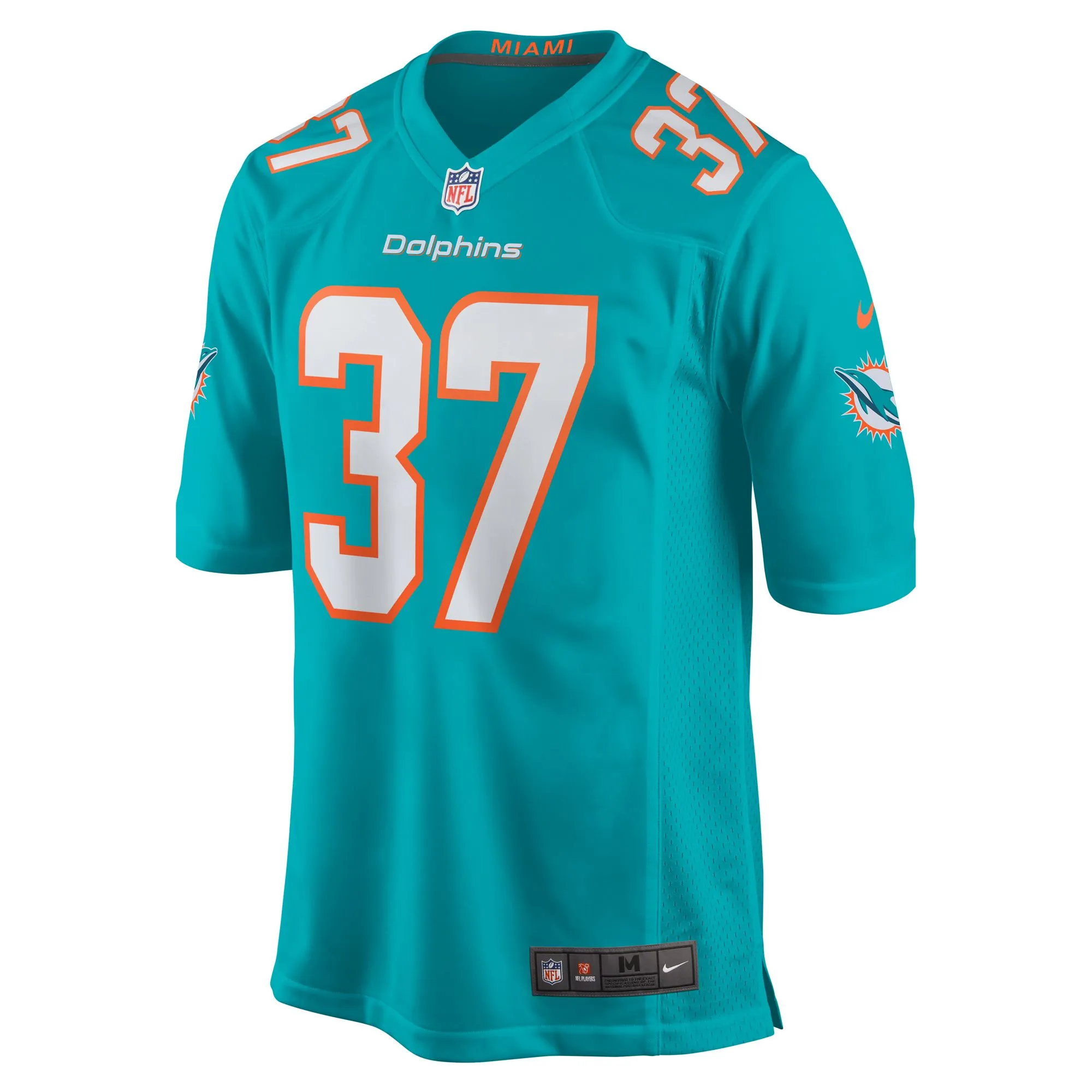 Darrynton Evans Miami Dolphins  Team Game Jersey -  Aqua