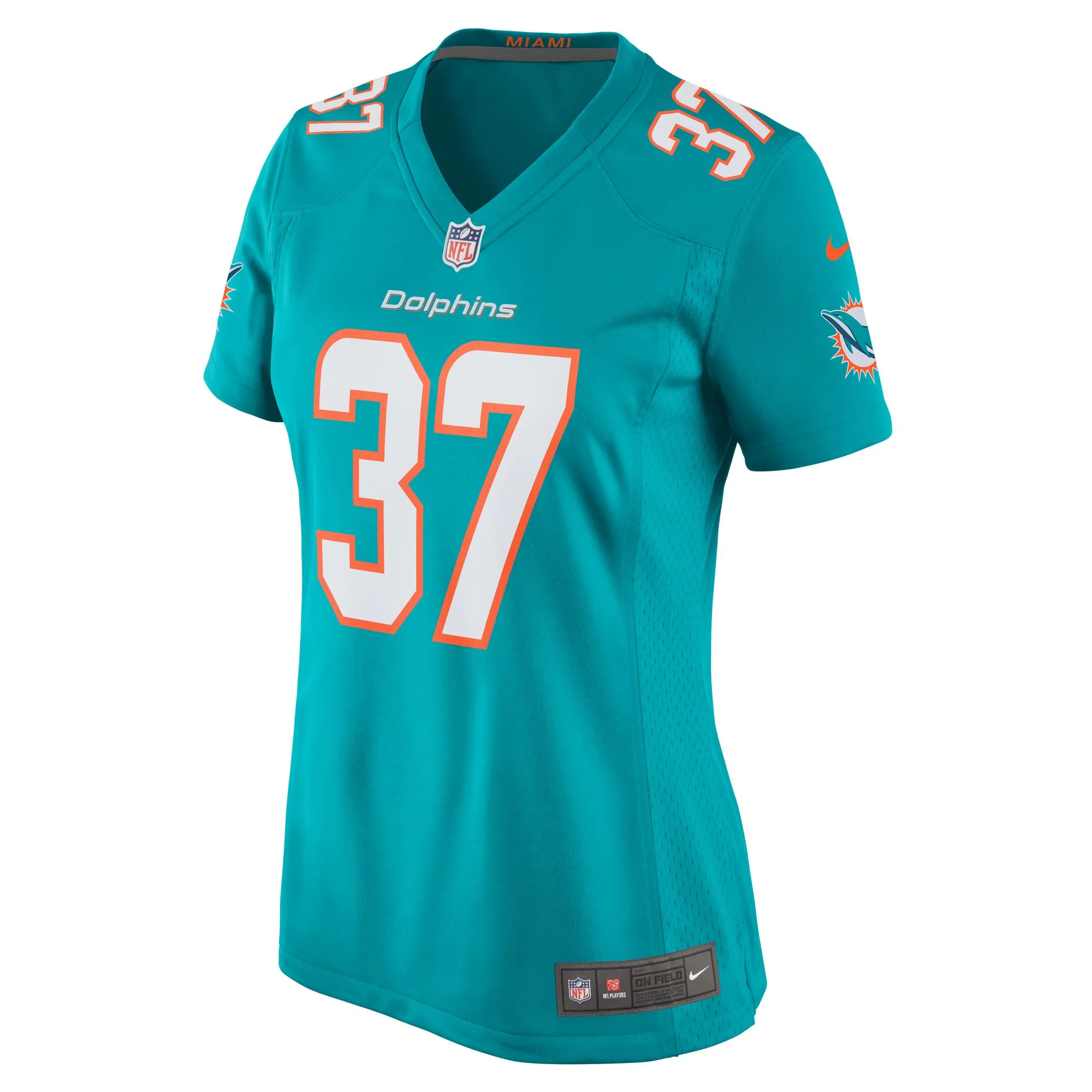 Darrynton Evans Miami Dolphins  Women's Team Game Jersey -  Aqua