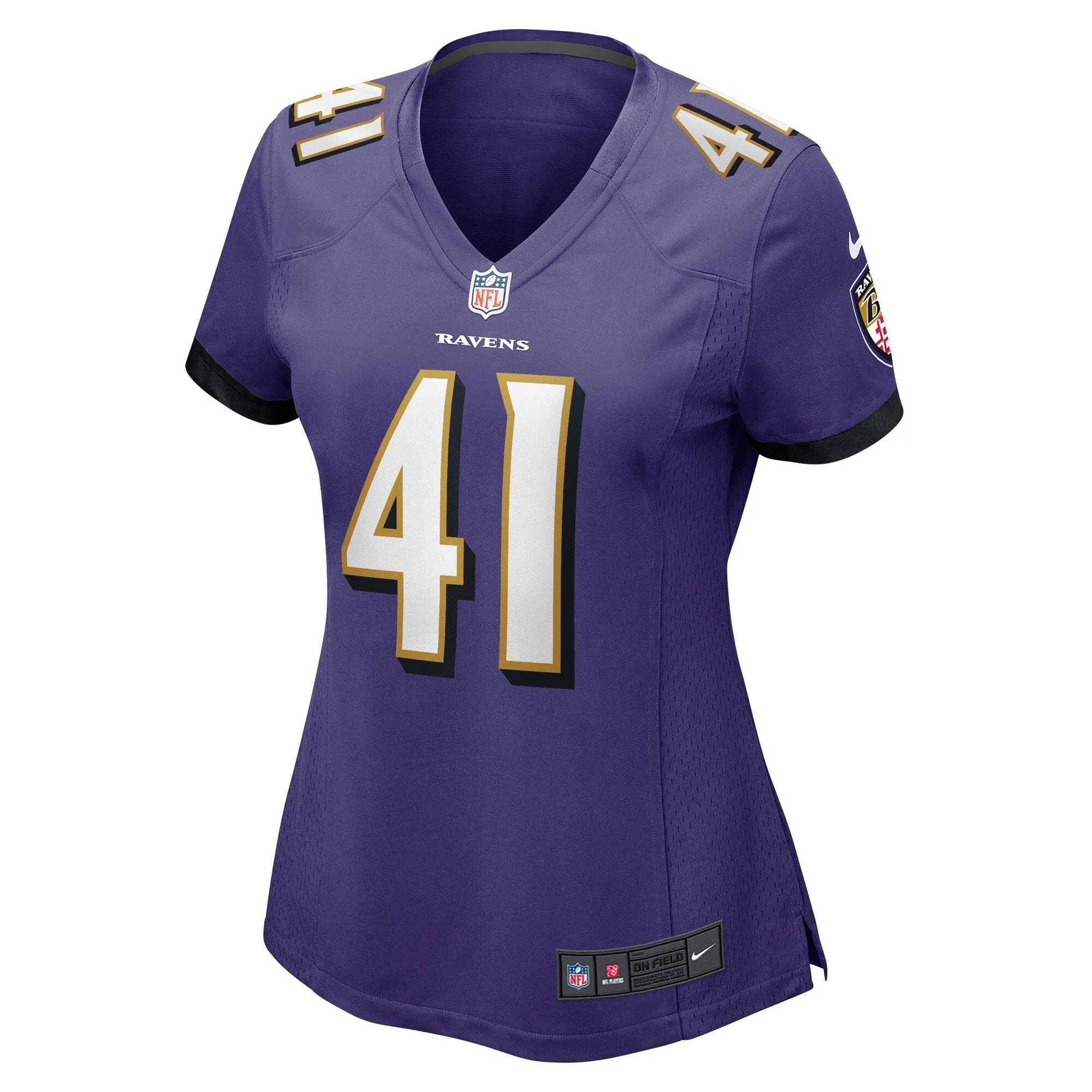 Daryl Worley Baltimore Ravens  Women's Game Player Jersey - Purple