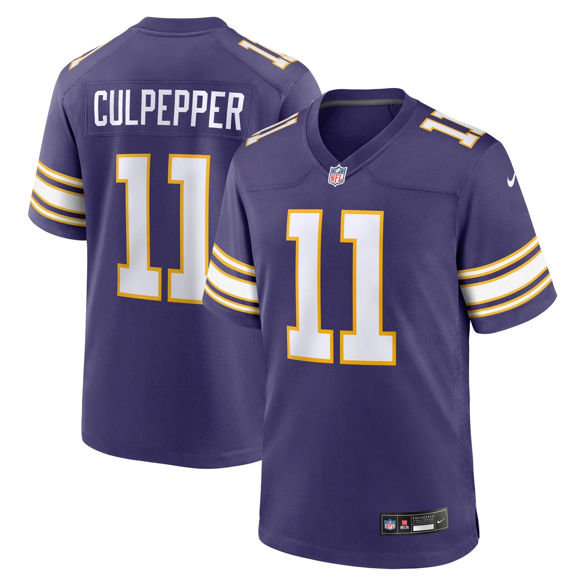 Daunte Culpepper Minnesota Vikings  Classic Retired Player Game Jersey - Purple