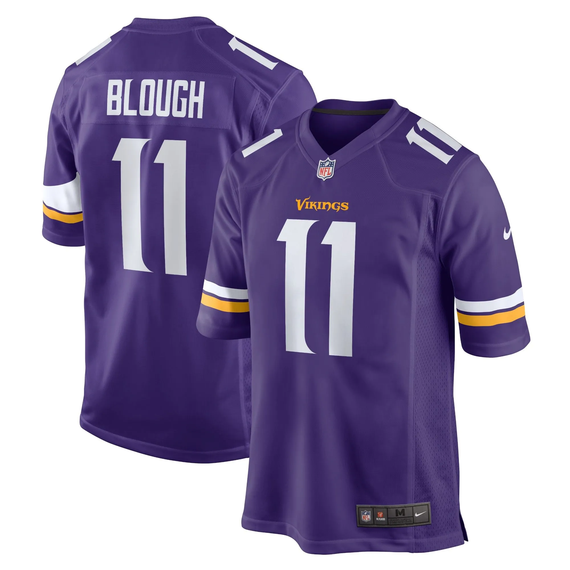 David Blough Minnesota Vikings  Home Game Player Jersey - Purple