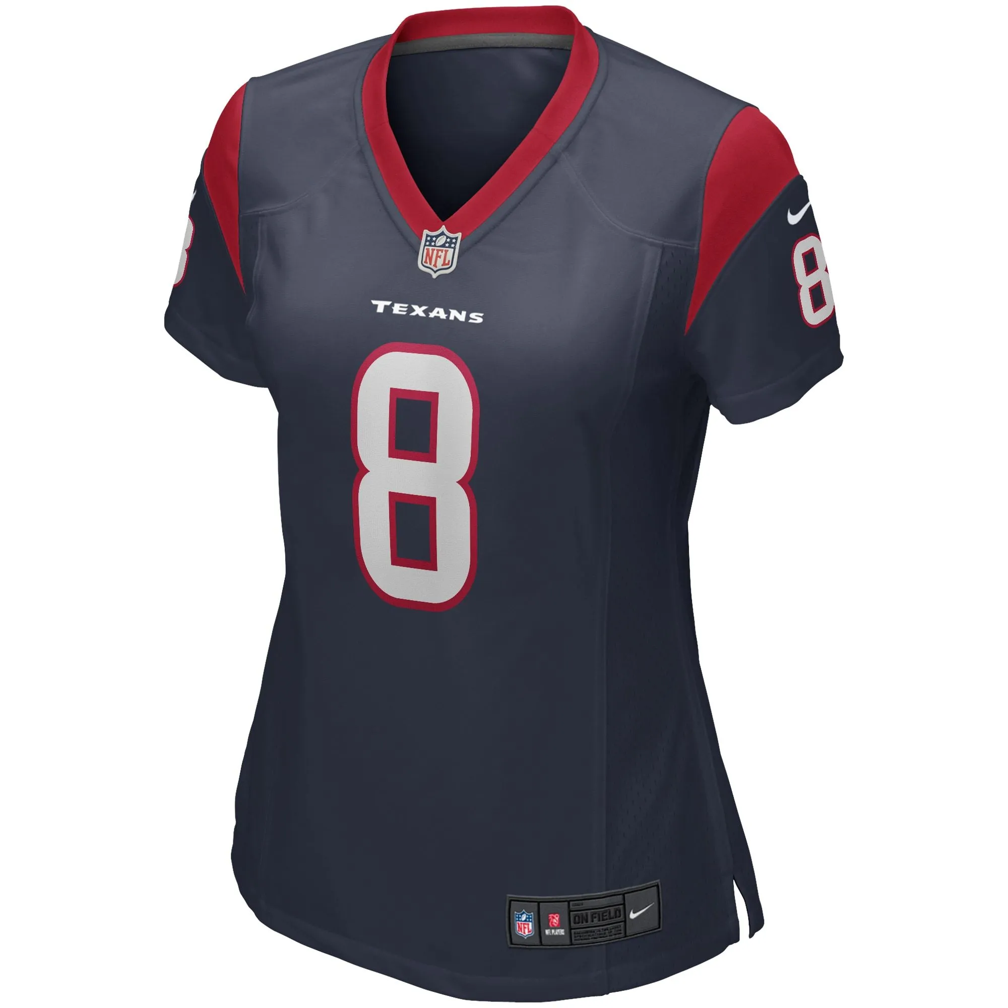 David Carr Houston Texans  Women's Game Retired Player Jersey - Navy