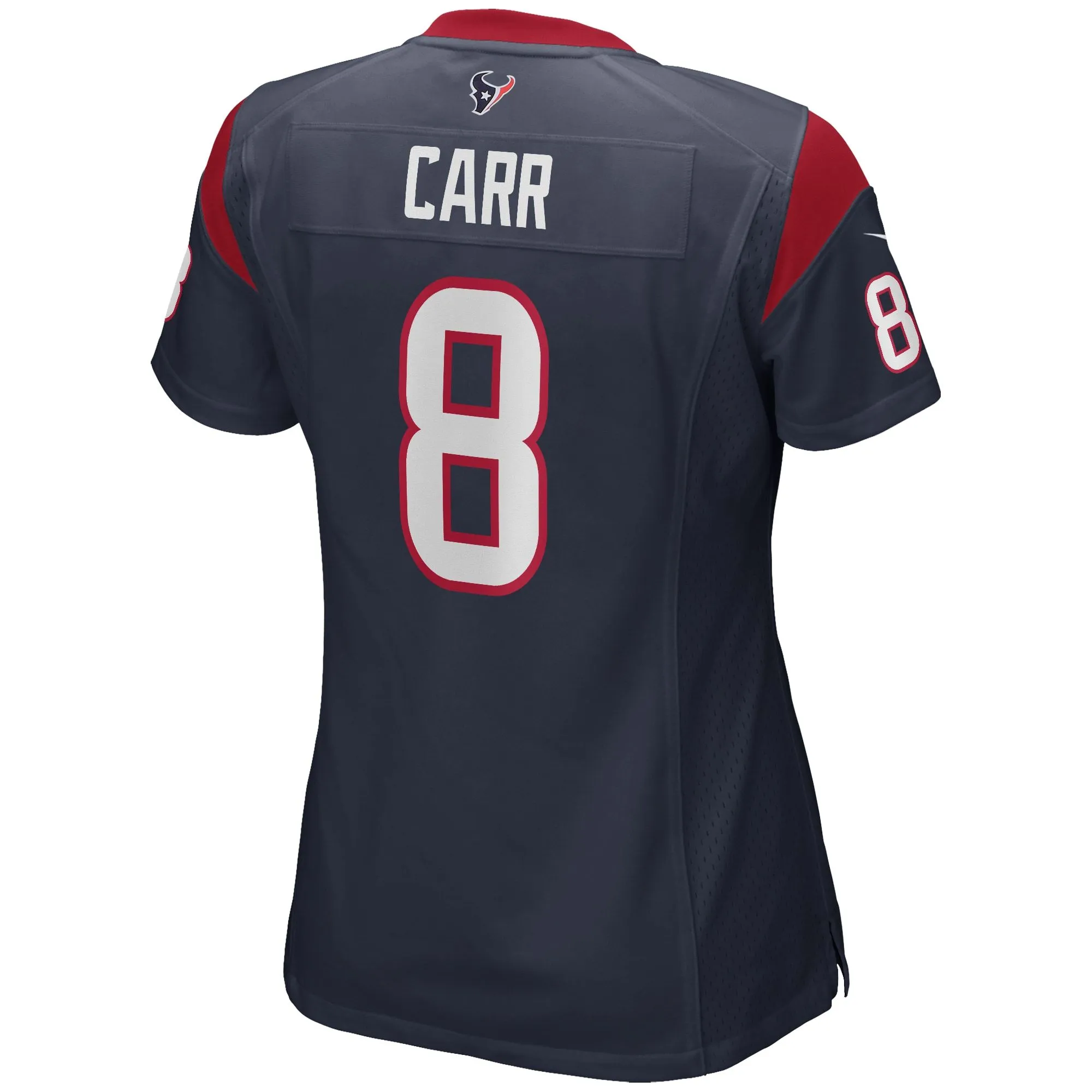 David Carr Houston Texans  Women's Game Retired Player Jersey - Navy