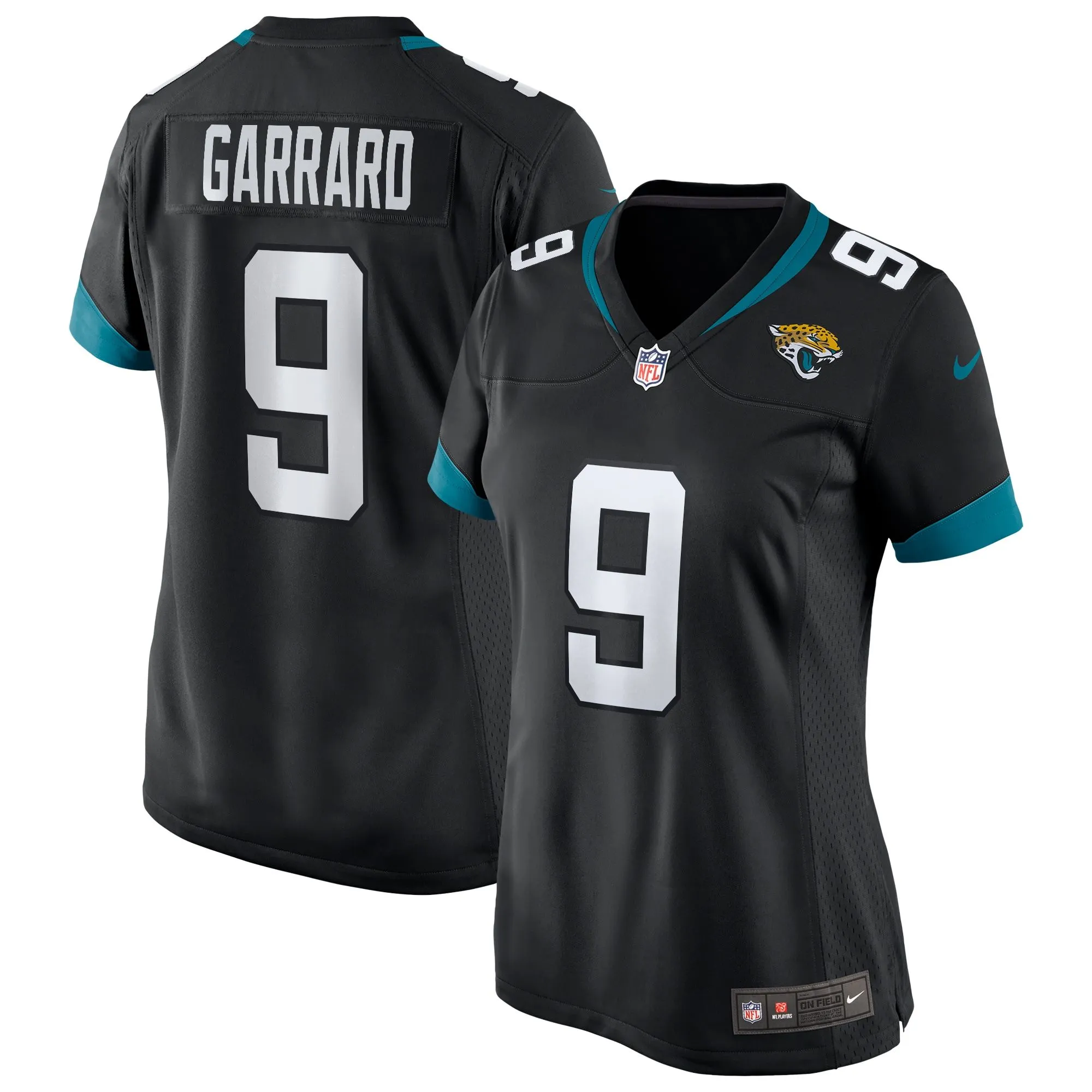 David Garrard Jacksonville Jaguars  Women's Game Retired Player Jersey - Black