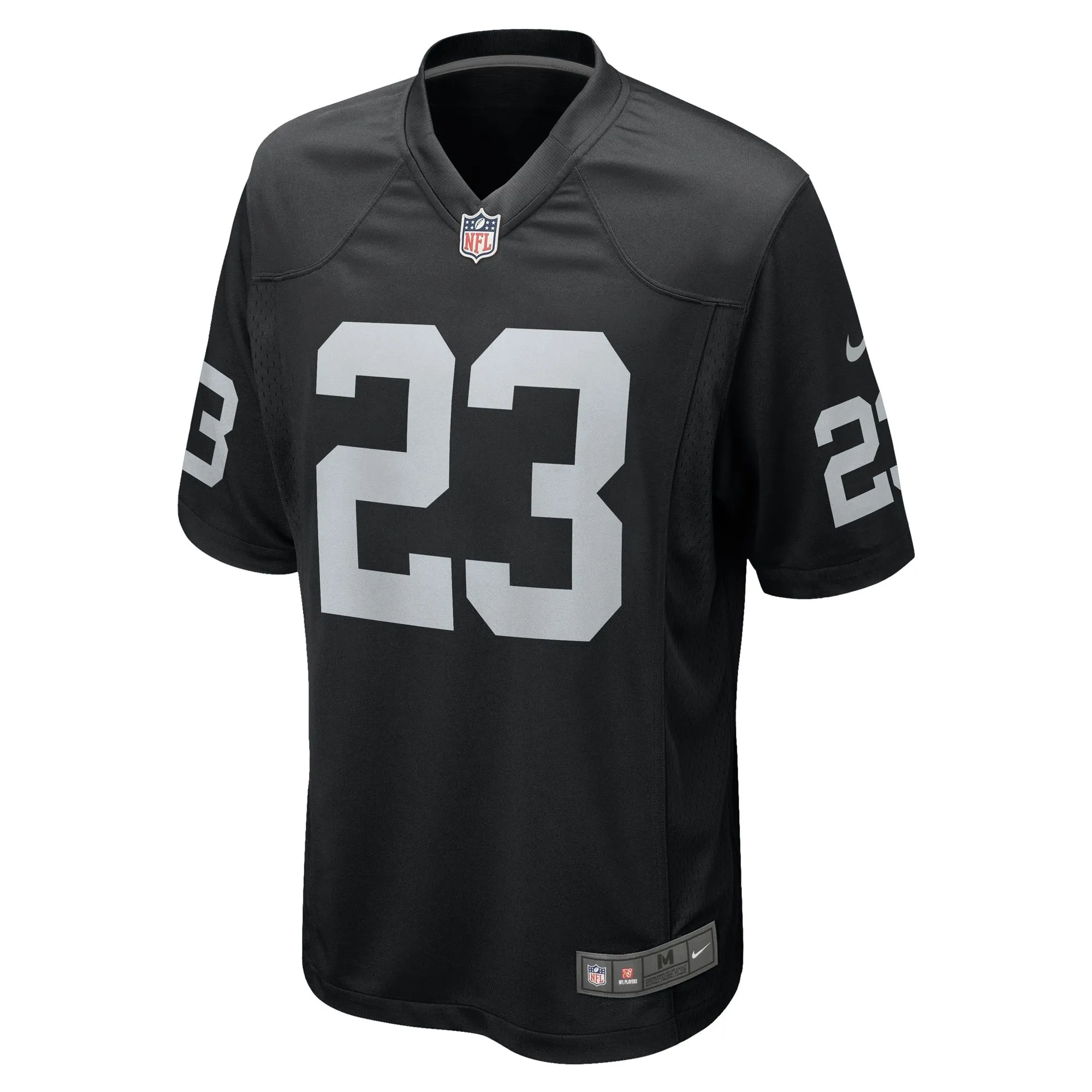 David Long Jr. Las Vegas Raiders  Team Game Jersey -  Black