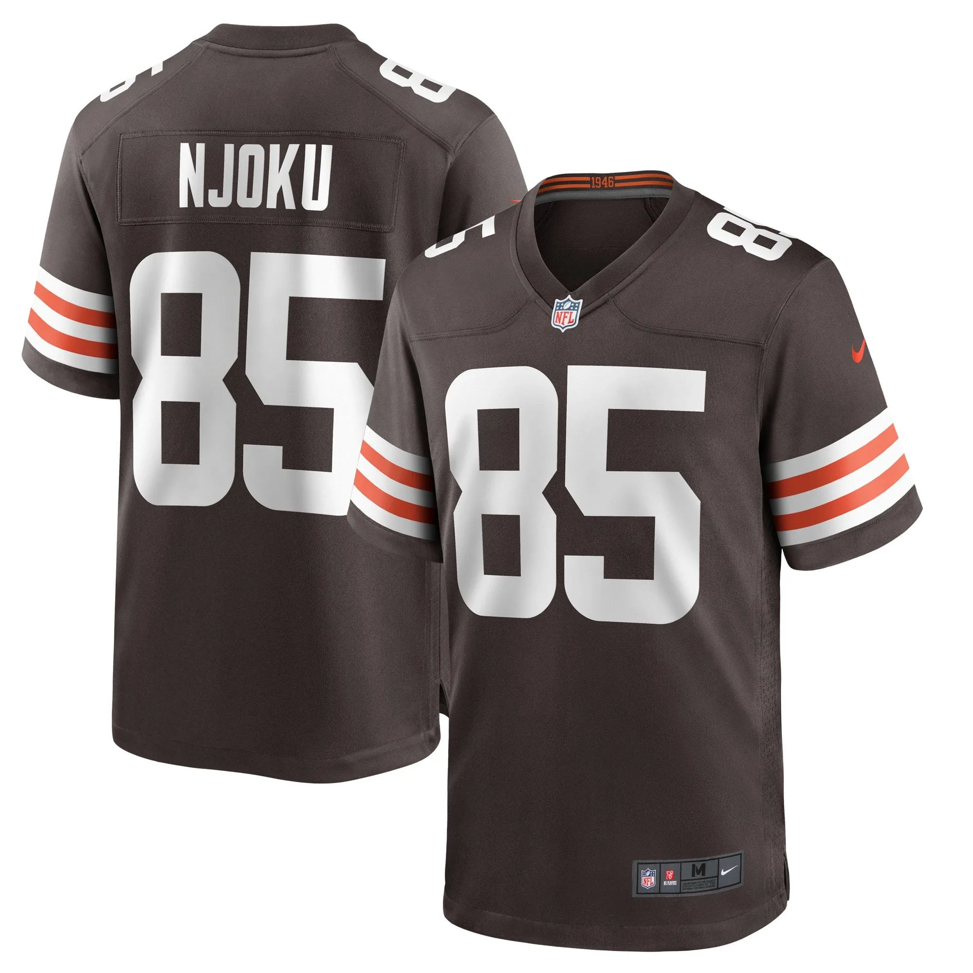 David Njoku Cleveland Browns  Player Game Jersey - Brown