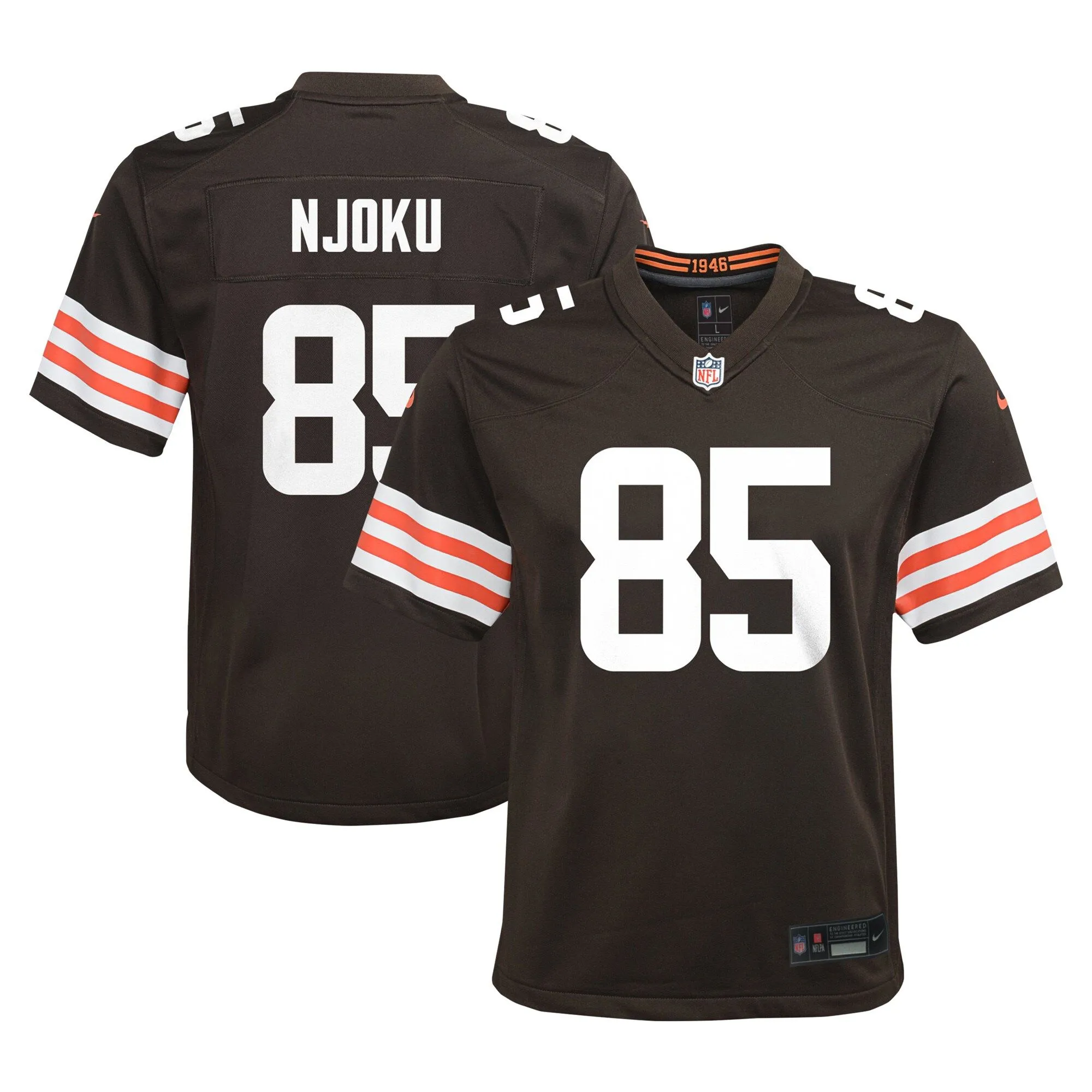 David Njoku Cleveland Browns  Youth Game Jersey - Brown