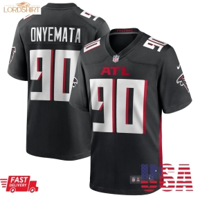 David Onyemata Atlanta Falcons  Game Player Jersey   Black